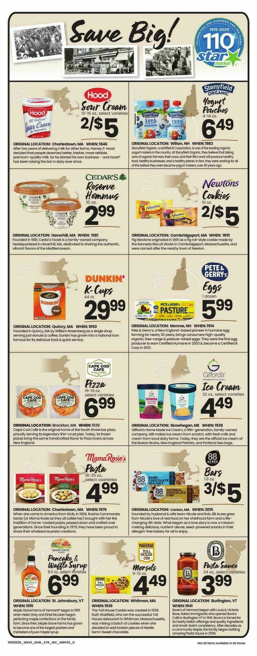 Star Market Weekly Ad from October 10