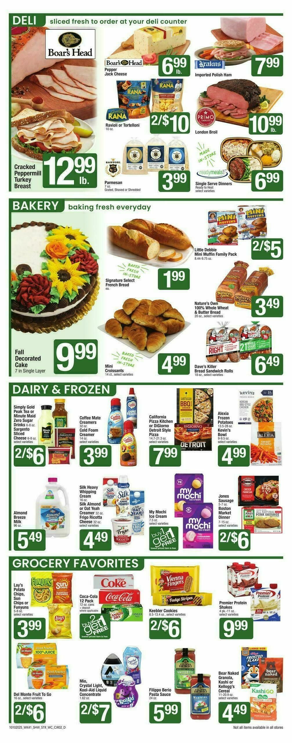 Star Market Weekly Ad from October 10