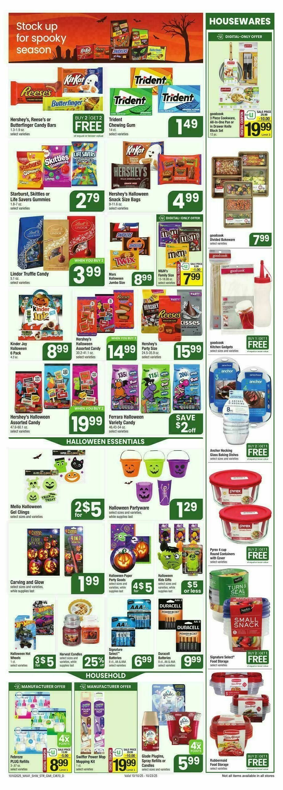 Star Market Weekly Ad from October 10