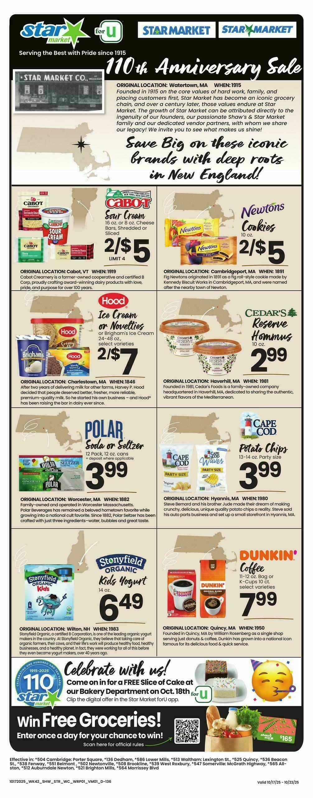 Star Market Weekly Ad from October 17