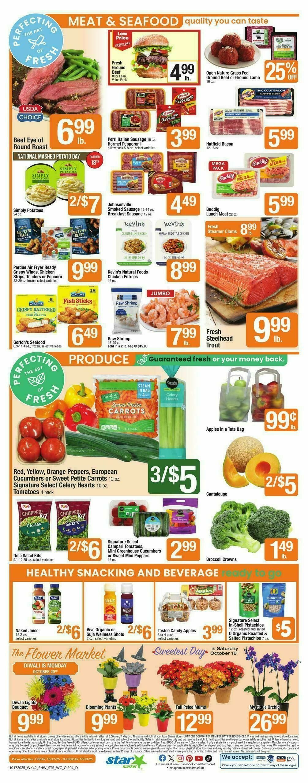 Star Market Weekly Ad from October 17