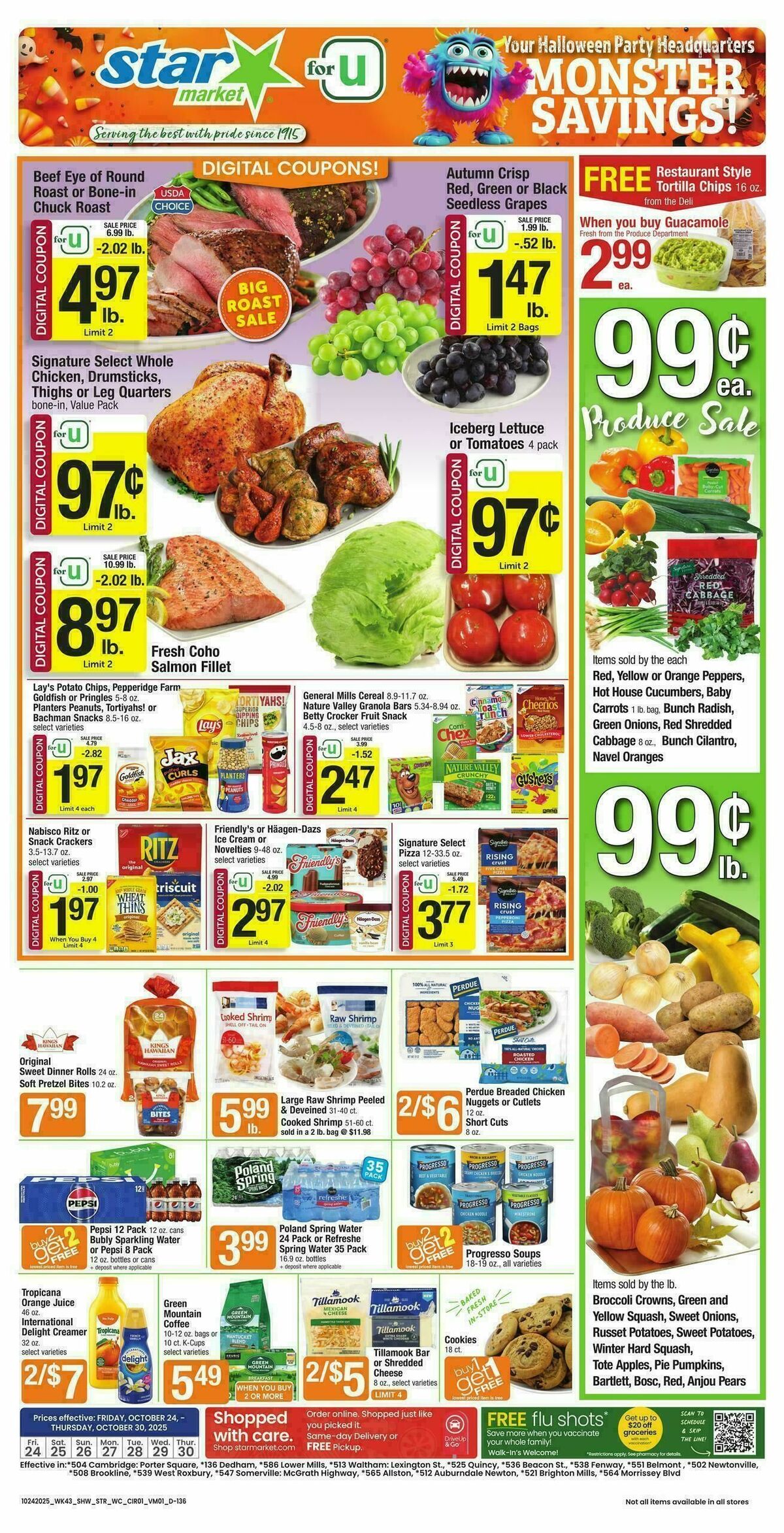 Star Market Weekly Ad from October 24