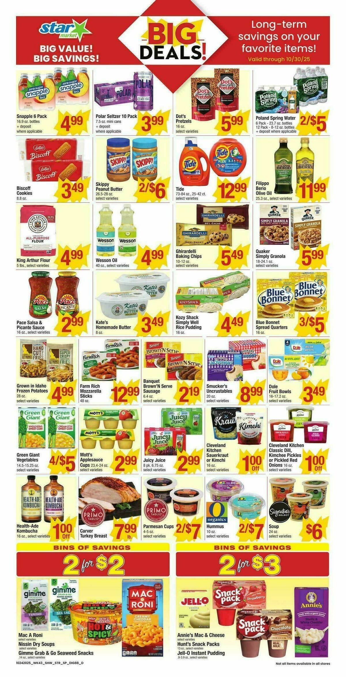 Star Market Weekly Ad from October 24