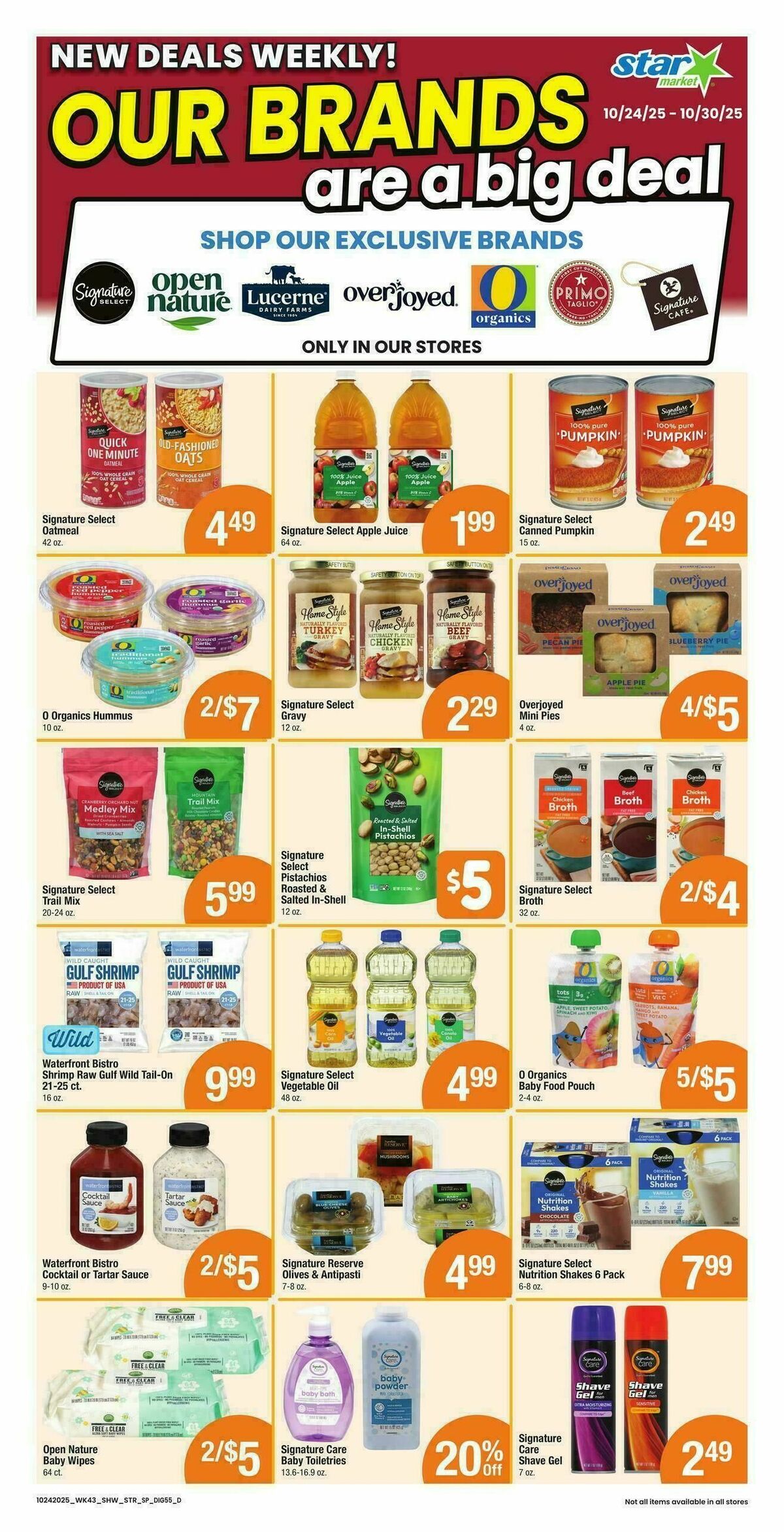 Star Market Weekly Ad from October 24