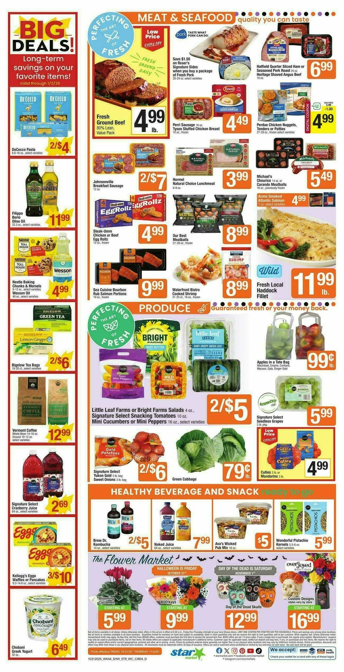 Star Market Weekly Ad from October 31