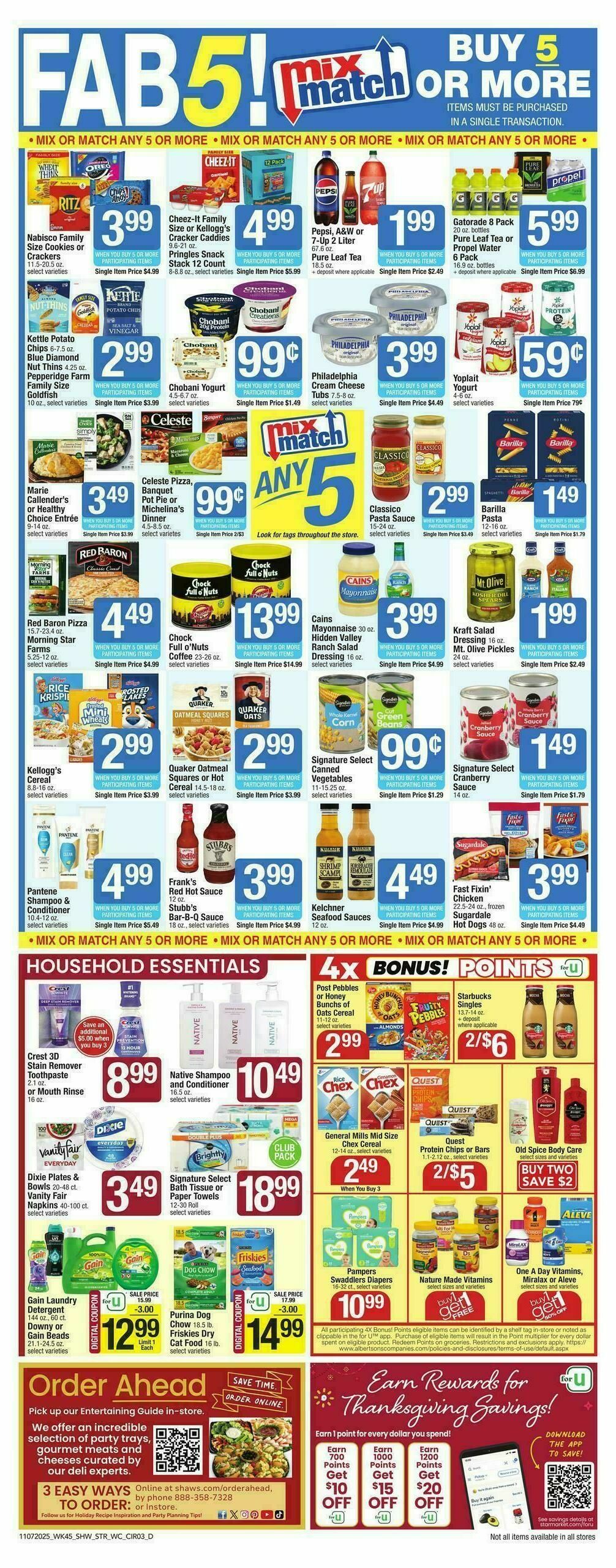 Star Market Weekly Ad from November 7