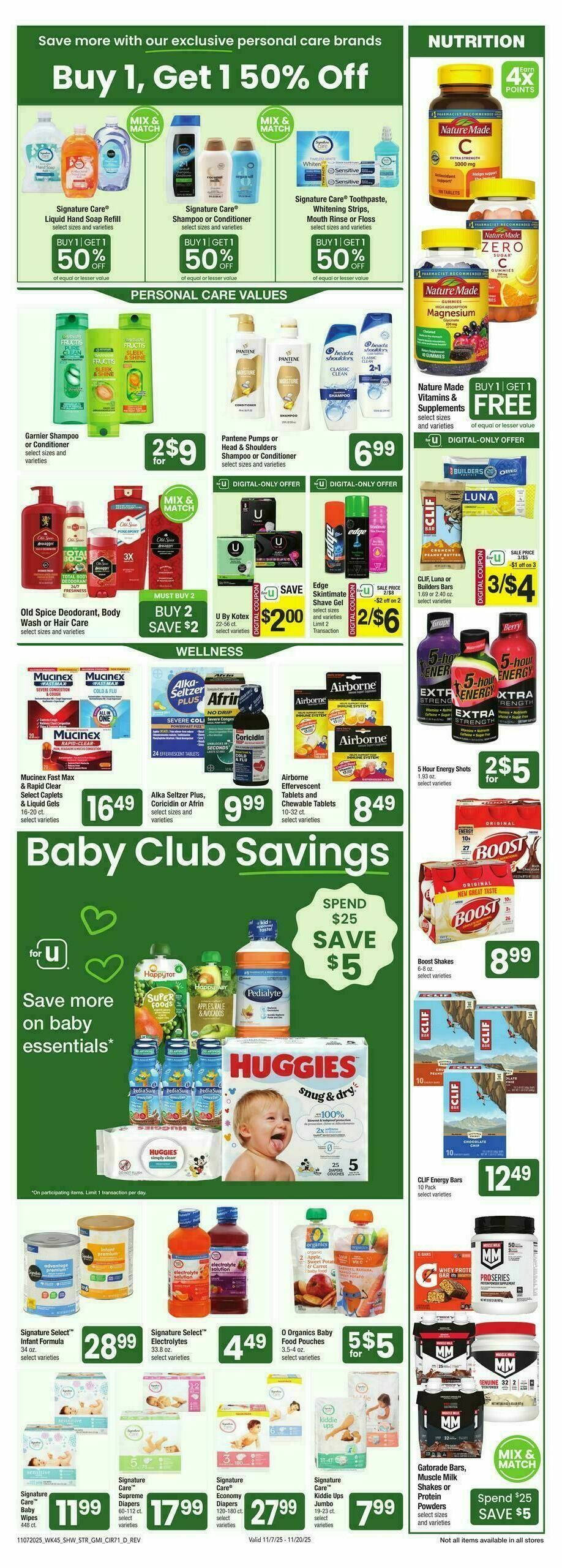 Star Market Weekly Ad from November 7