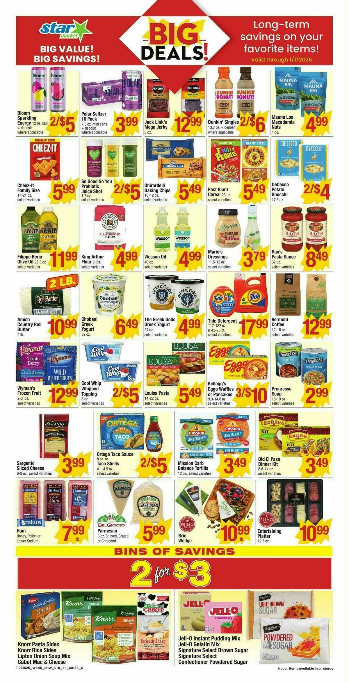Star Market Weekly Ad from November 7
