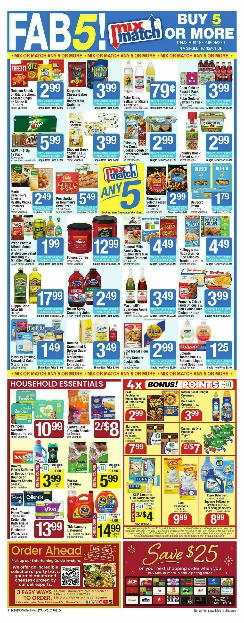 Star Market Weekly Ad from November 14