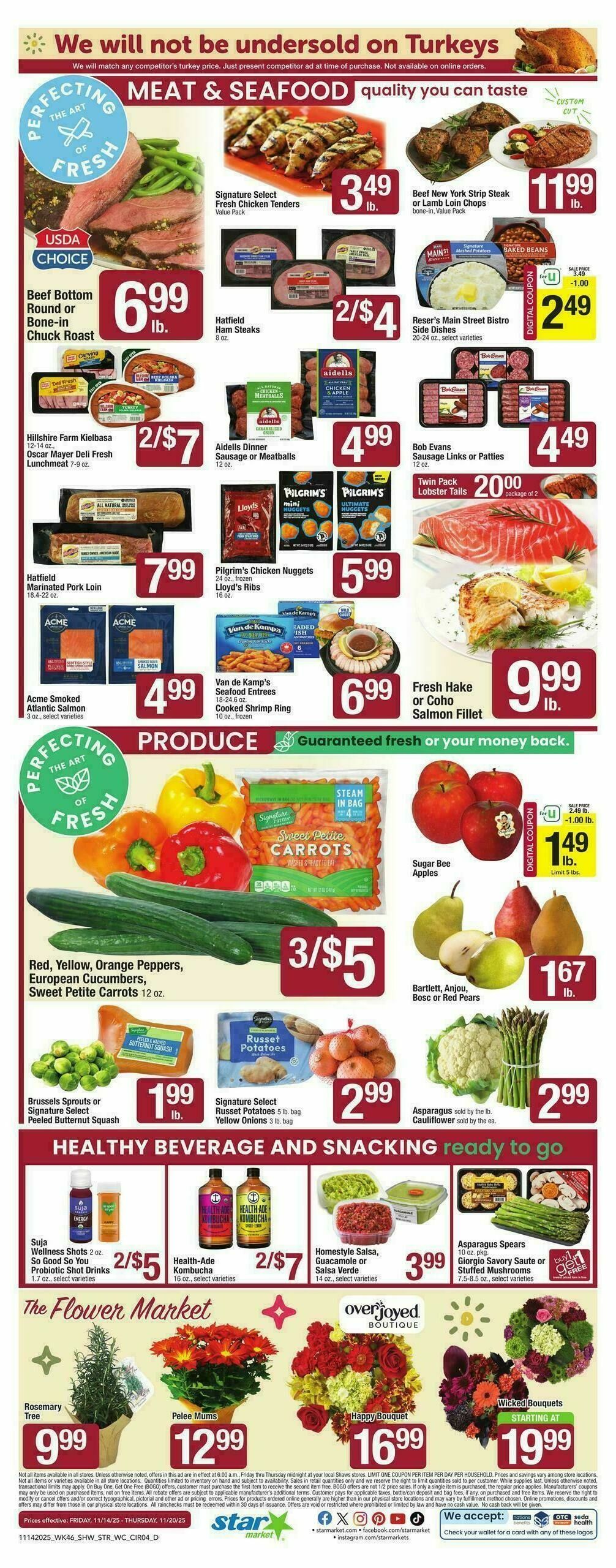 Star Market Weekly Ad from November 14