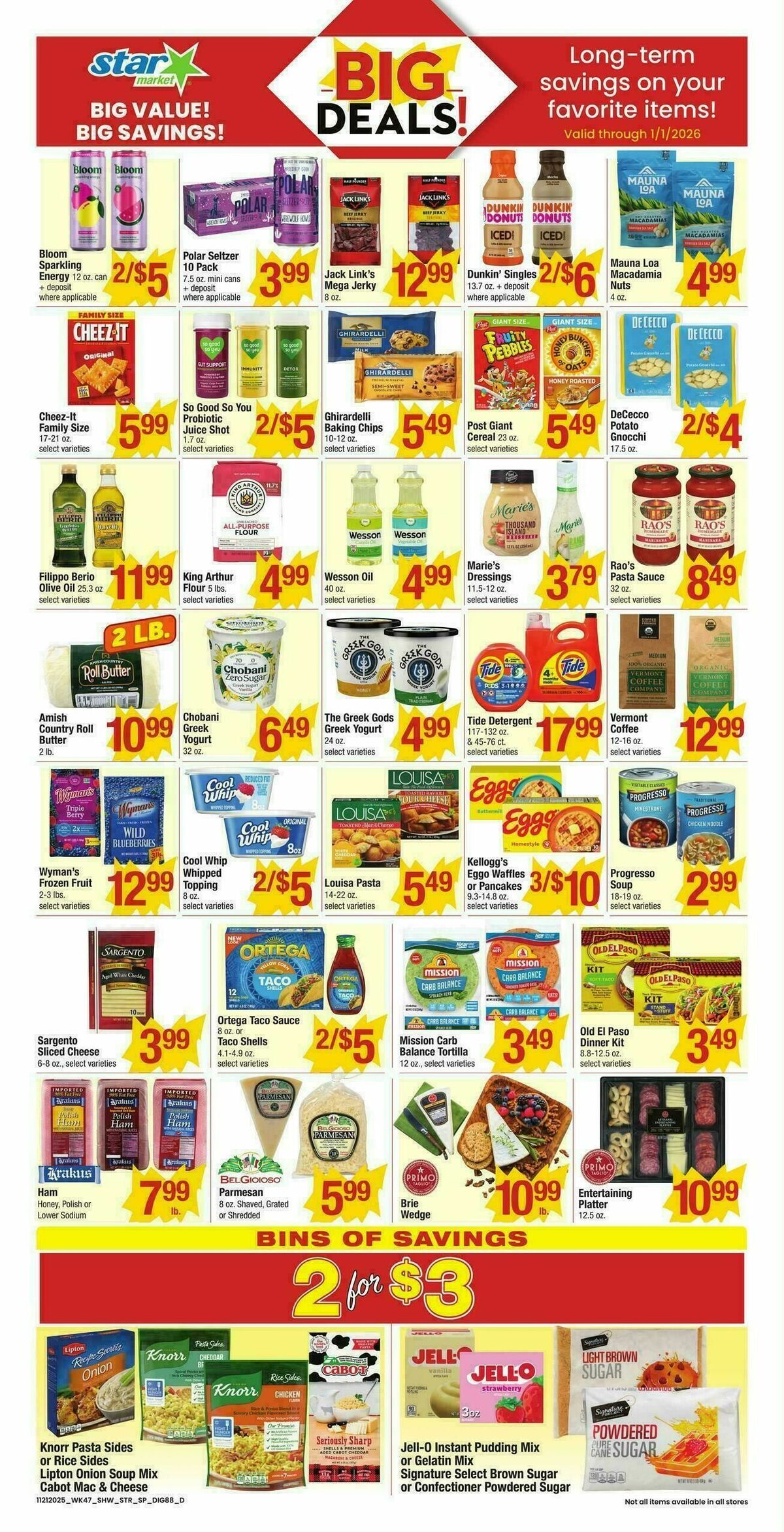 Star Market Weekly Ad from November 21