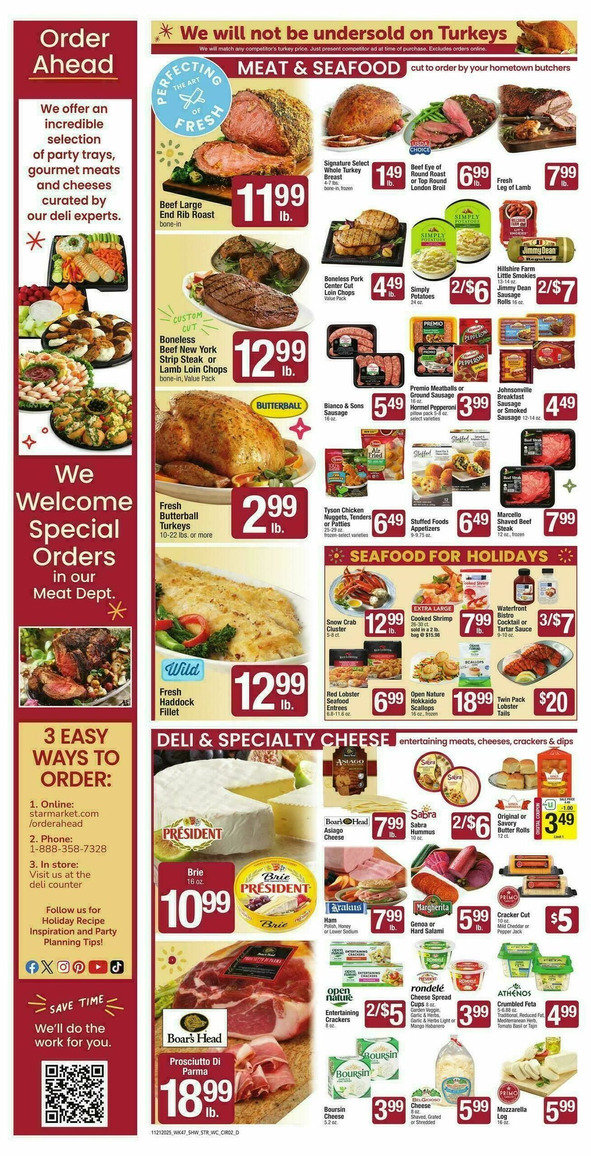 Star Market Weekly Ad from November 21
