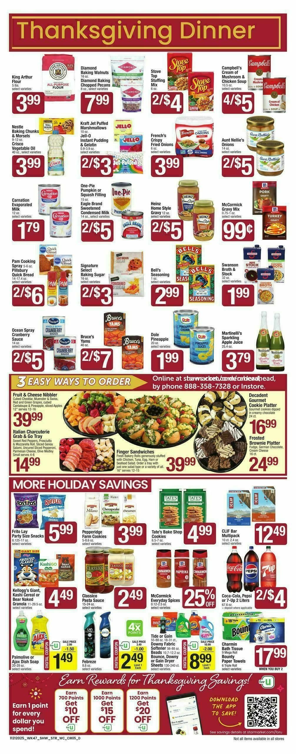 Star Market Weekly Ad from November 21