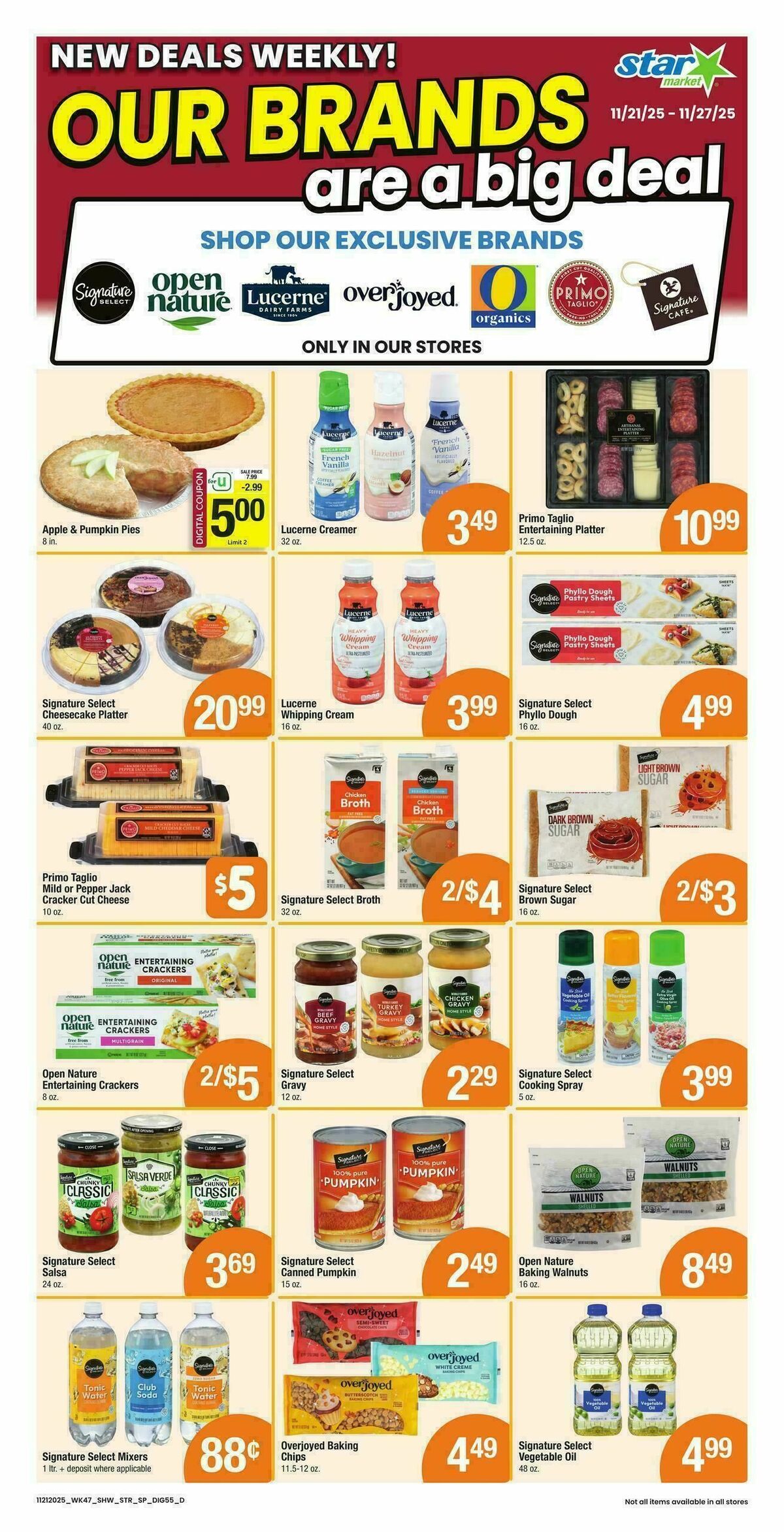 Star Market Weekly Ad from November 21