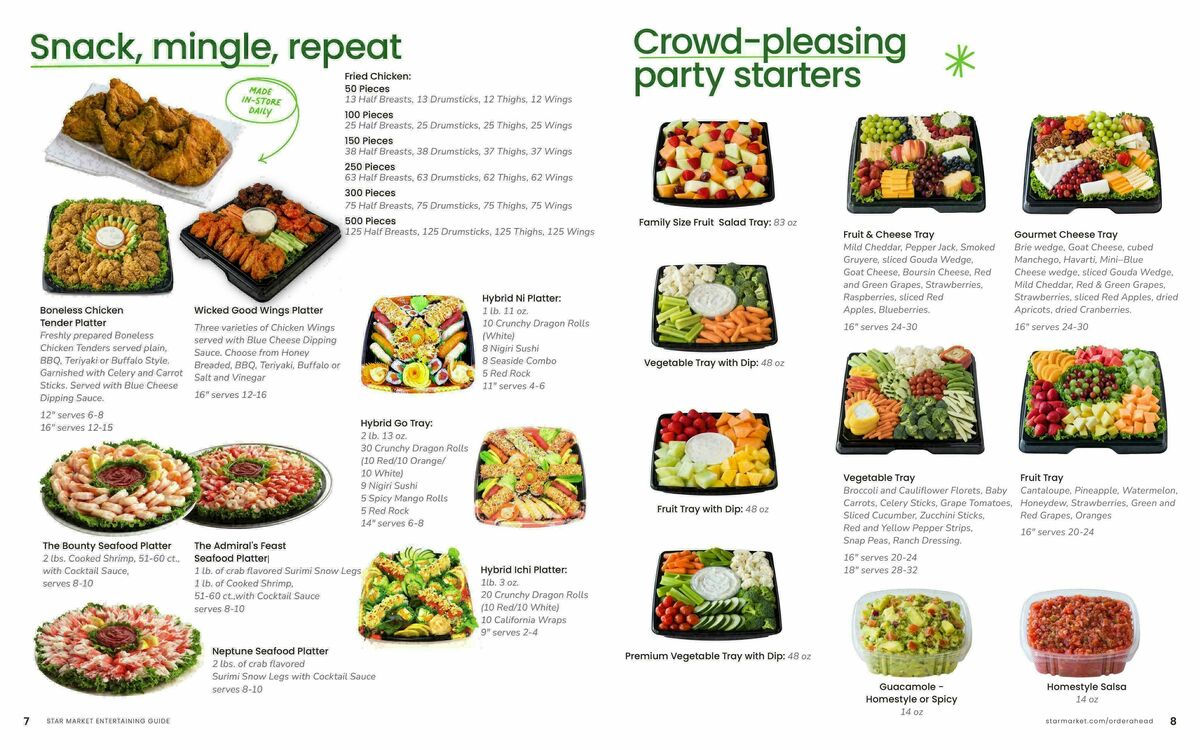 Star Market Entertaining Guide Weekly Ad from November 28