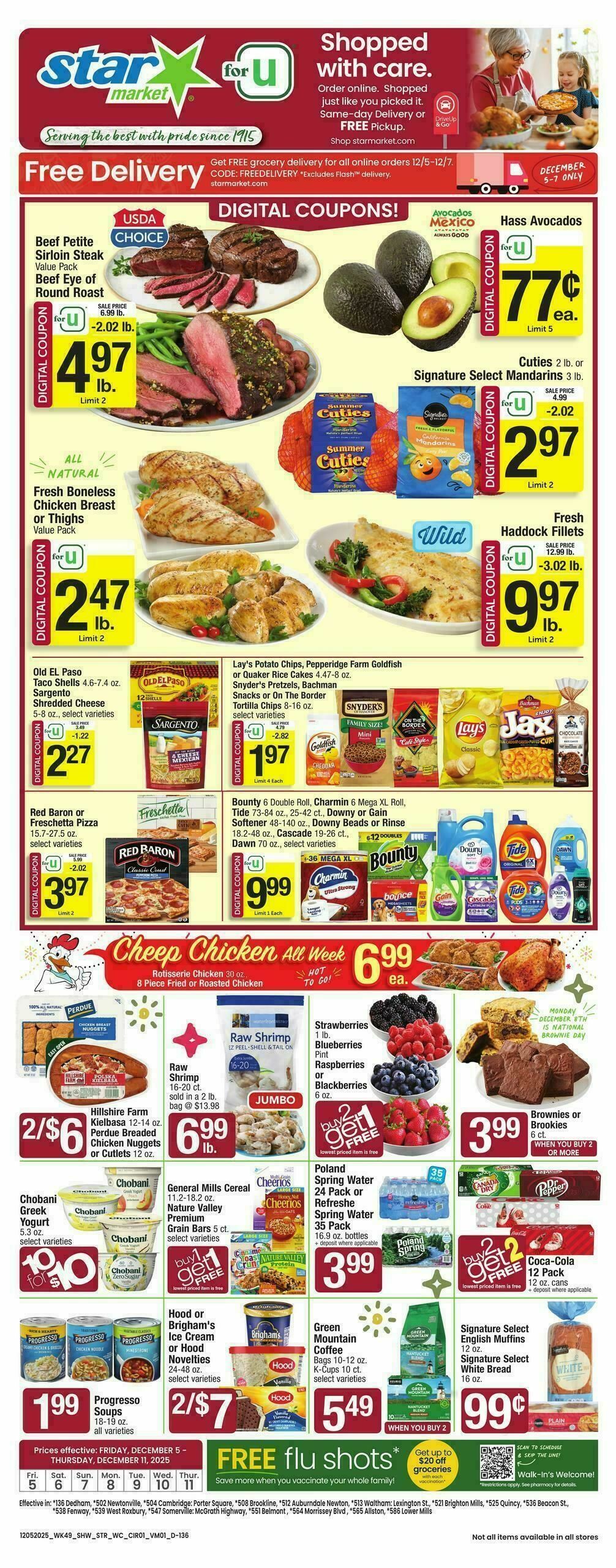 Star Market Weekly Ad from December 5