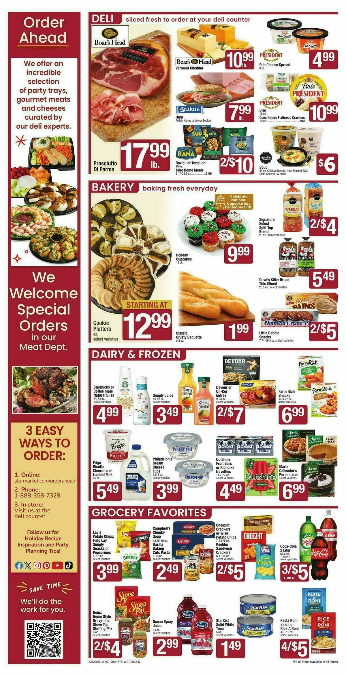 Star Market Weekly Ad from December 12