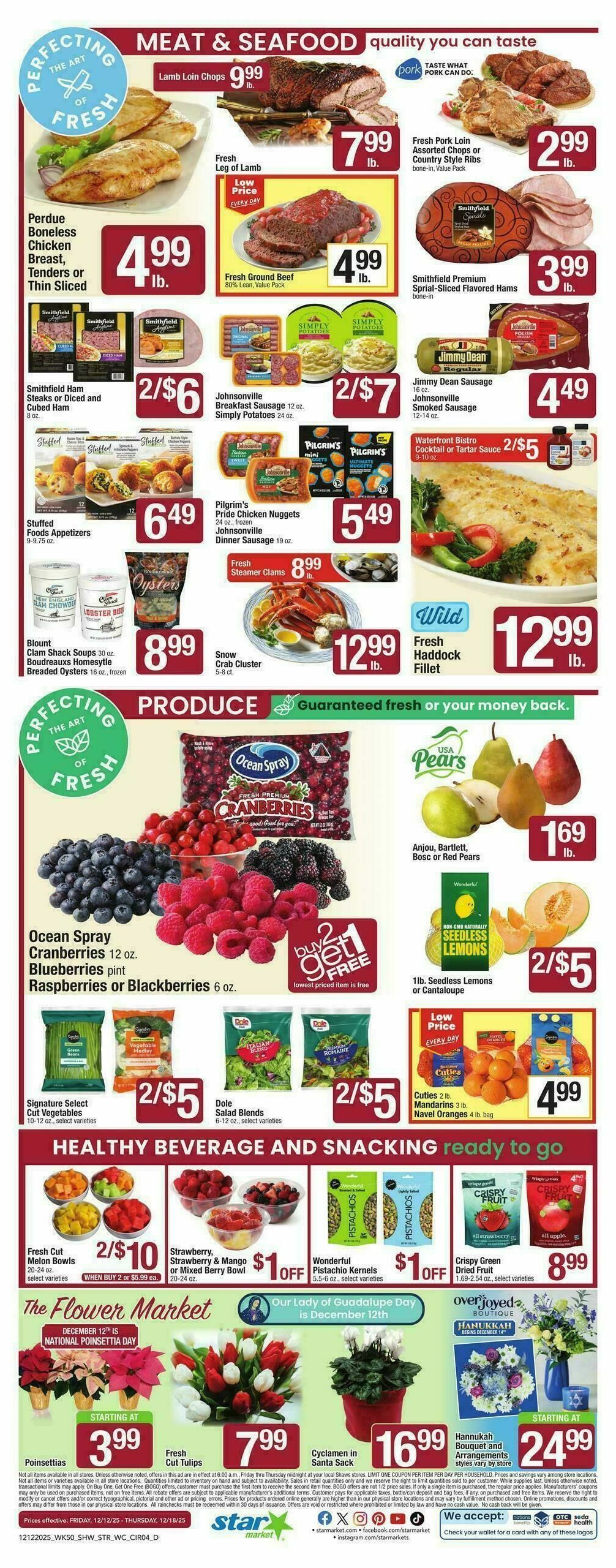 Star Market Weekly Ad from December 12