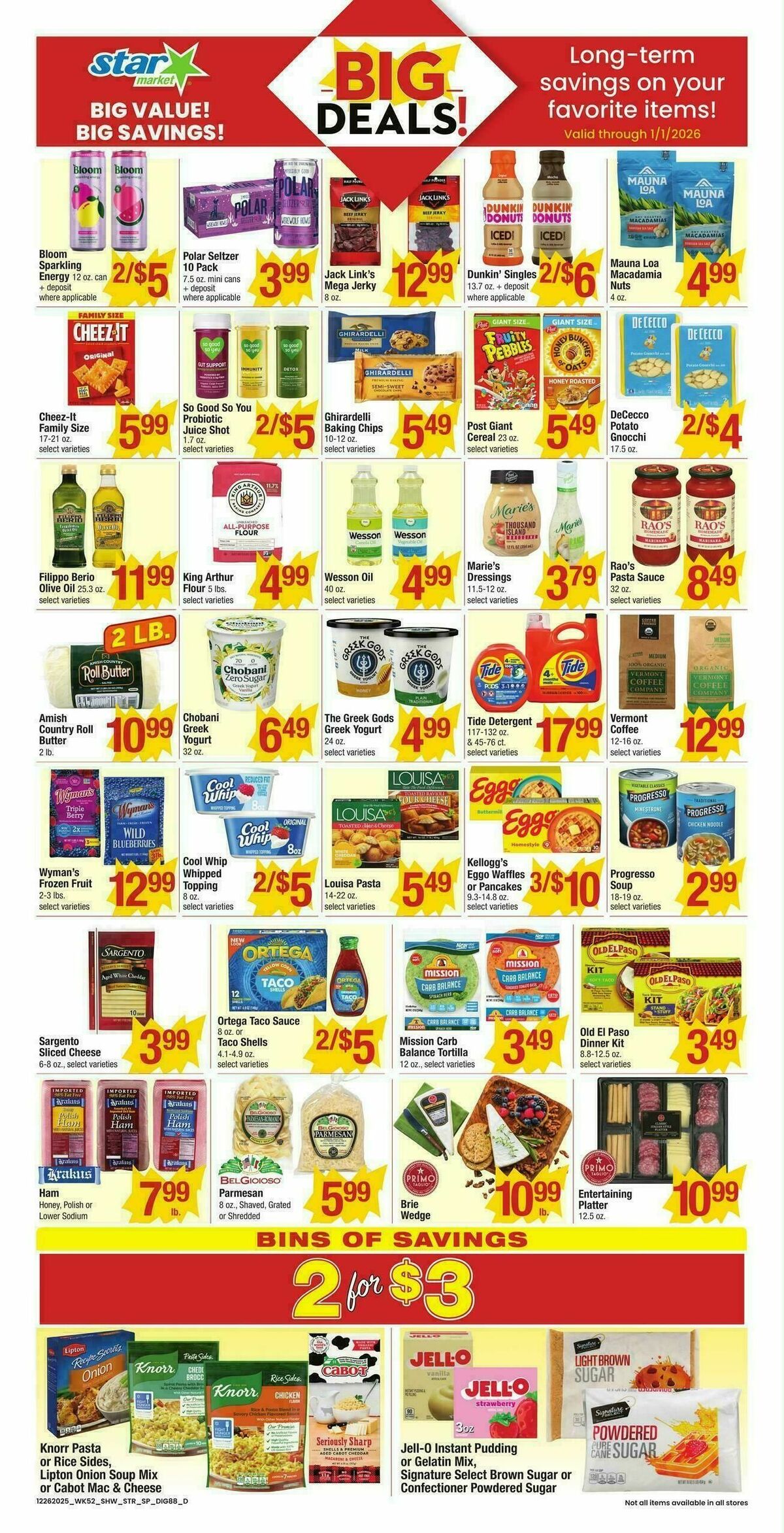 Star Market Weekly Ad from December 26