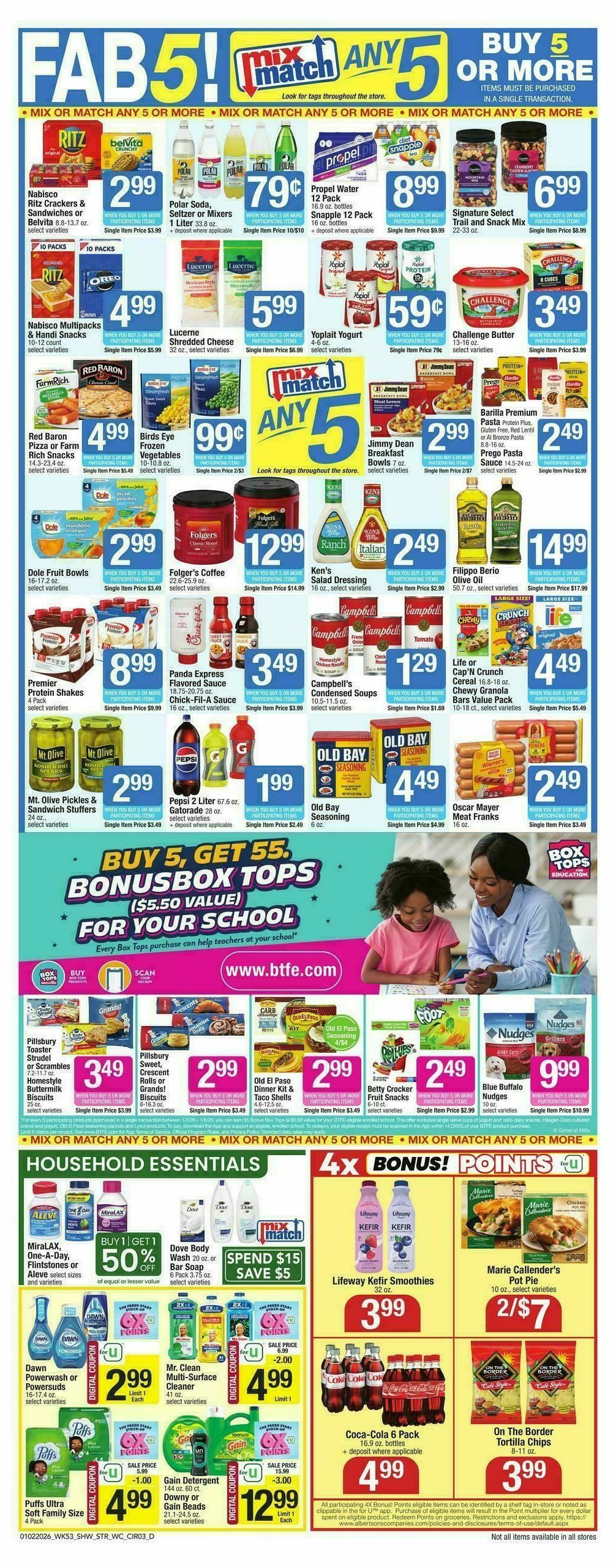 Star Market Weekly Ad from January 2