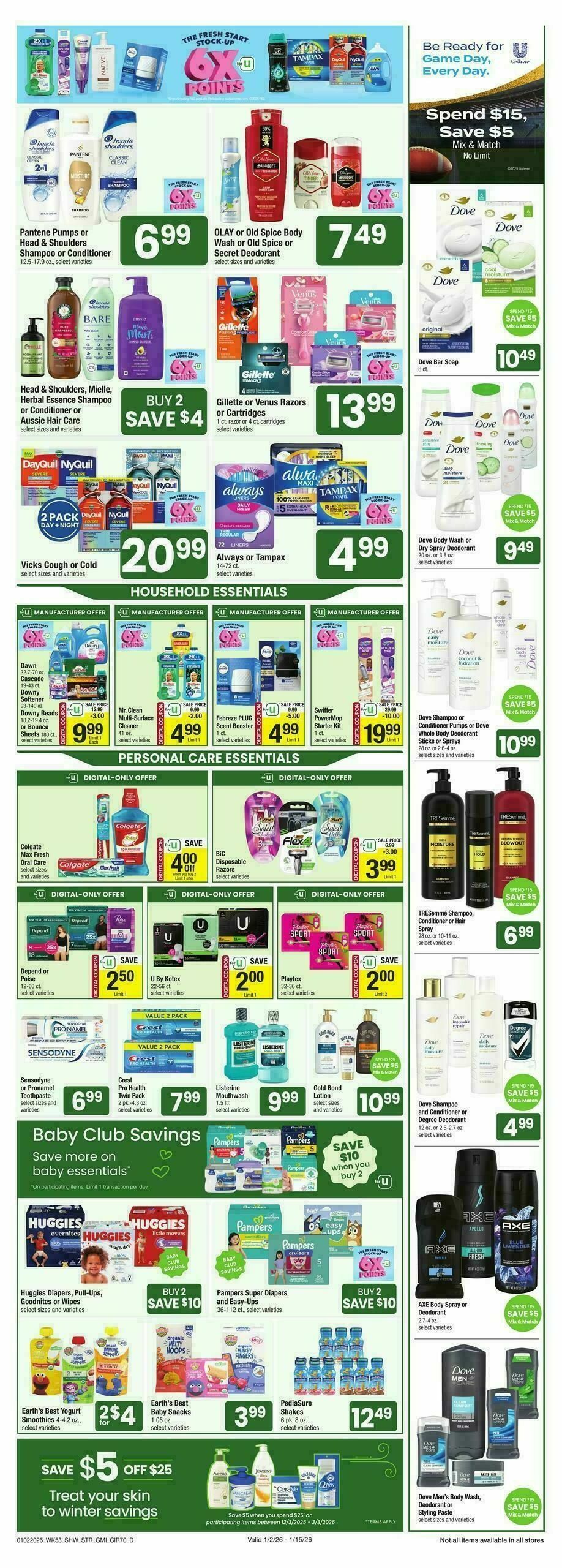 Star Market Weekly Ad from January 2