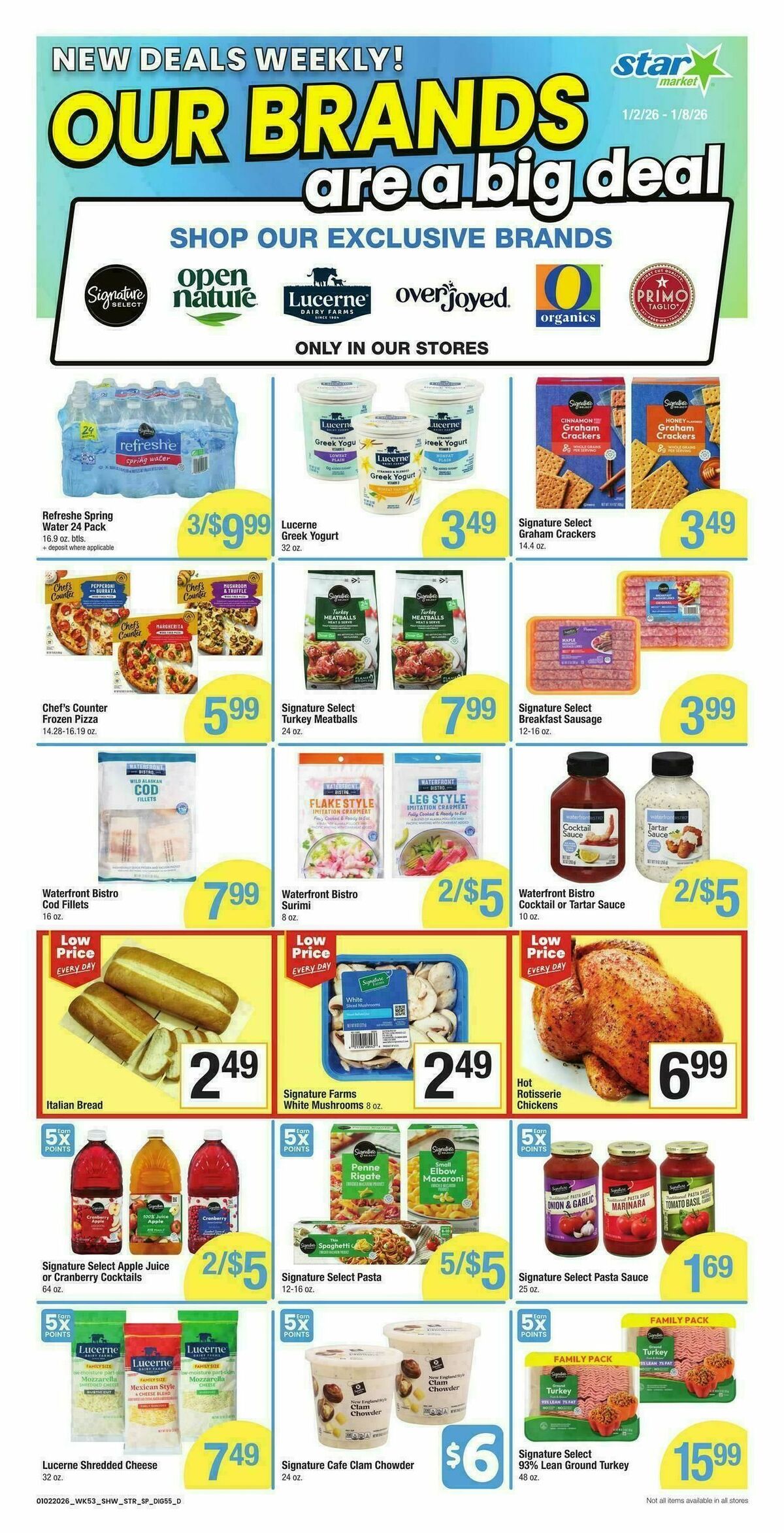 Star Market Weekly Ad from January 2