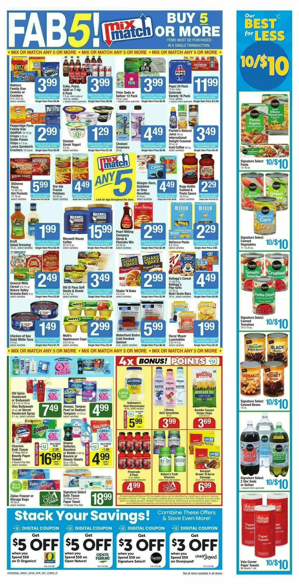 Star Market Weekly Ad from January 9