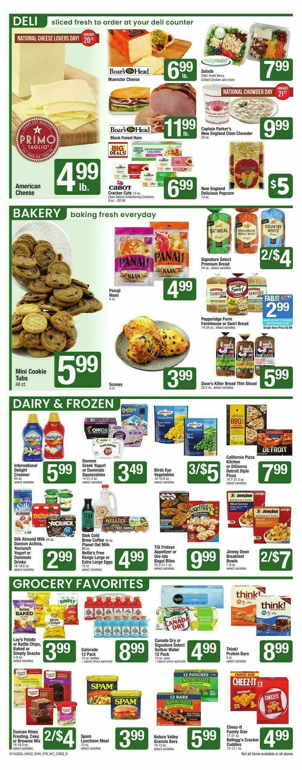 Star Market Weekly Ad from January 16