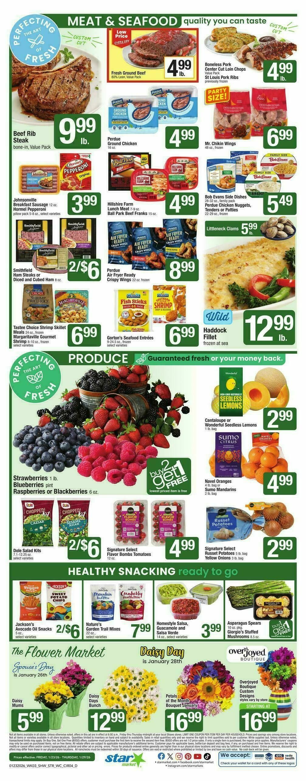 Star Market Weekly Ad from January 23