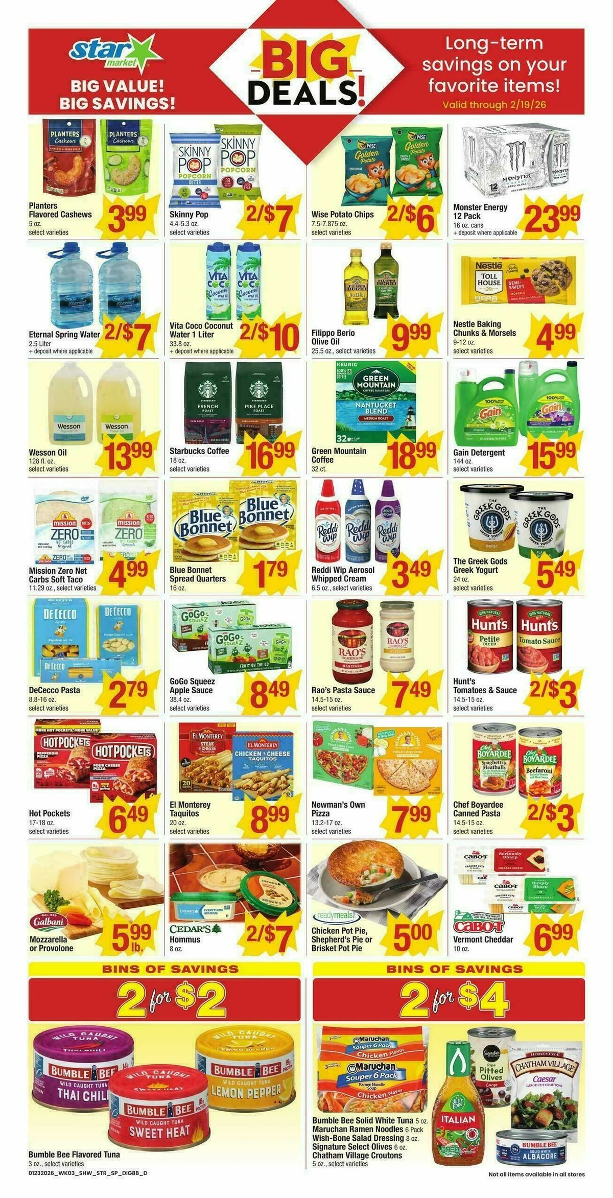 Star Market Weekly Ad from January 23