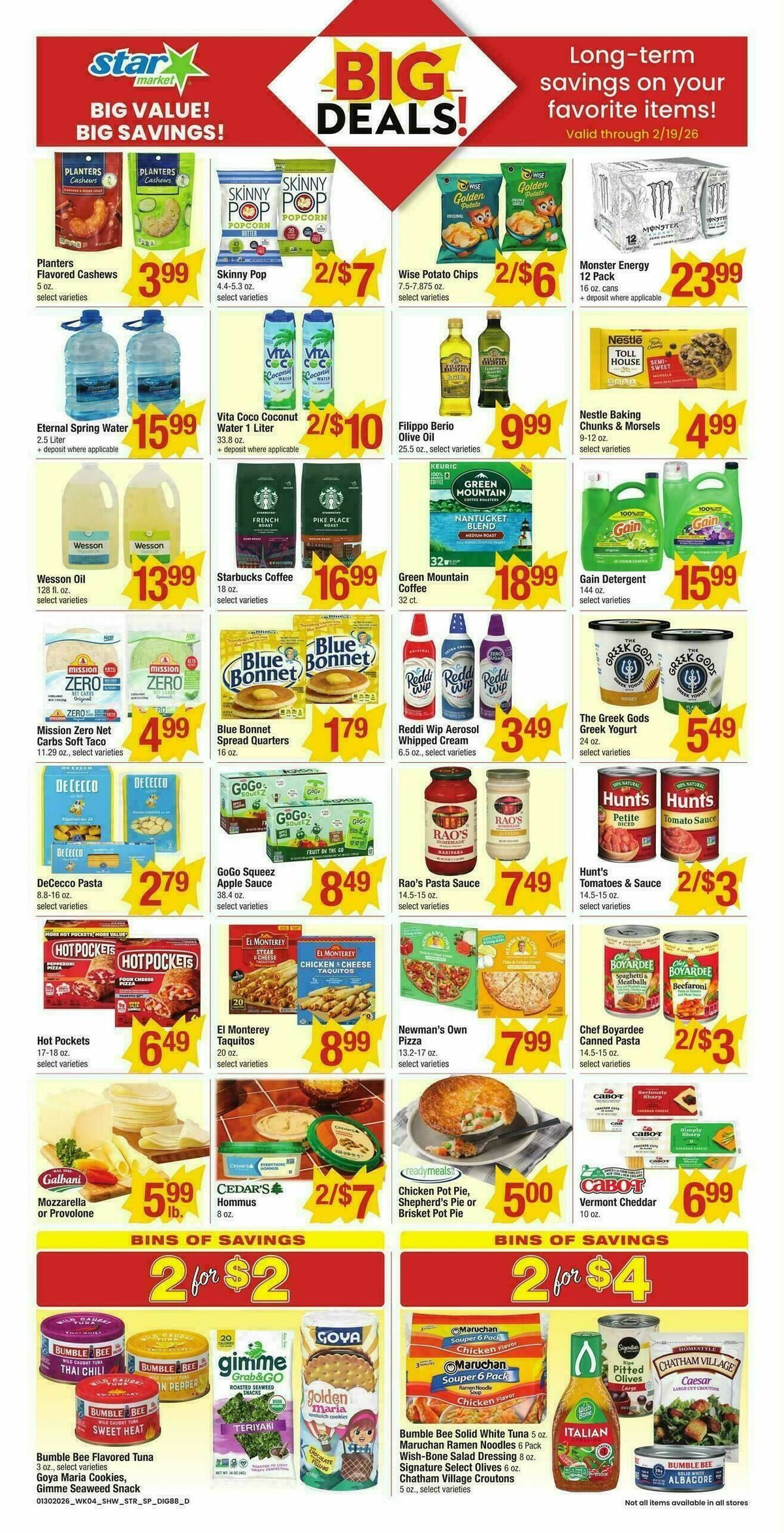Star Market Weekly Ad from January 30