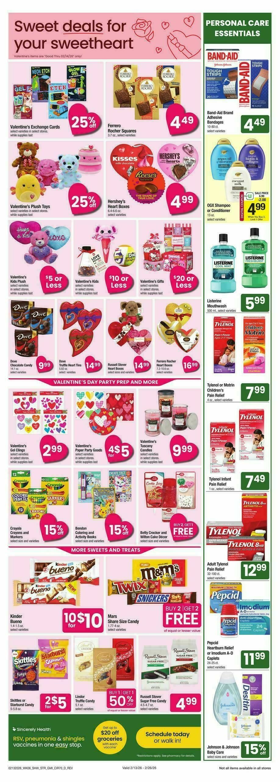 Star Market Weekly Ad from February 13