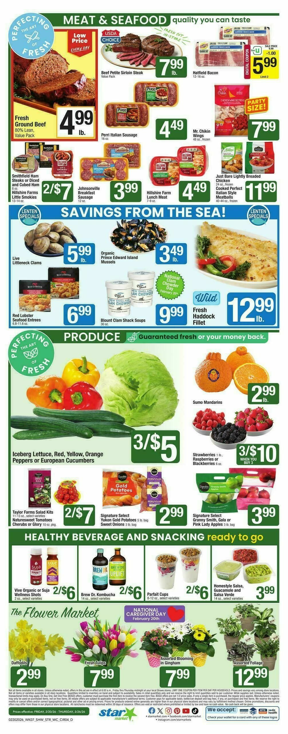 Star Market Weekly Ad from February 20