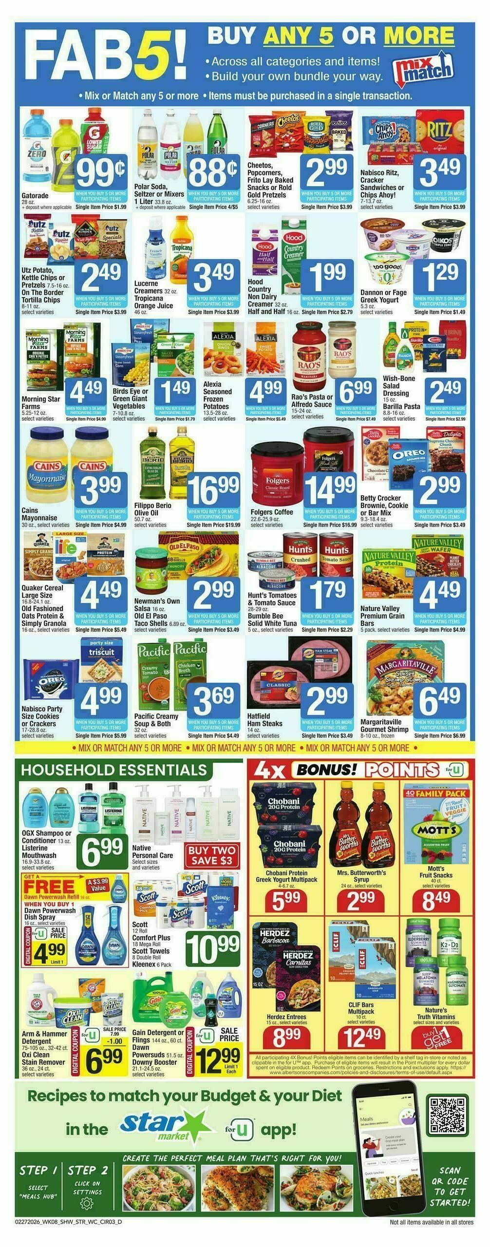Star Market Weekly Ad from February 27