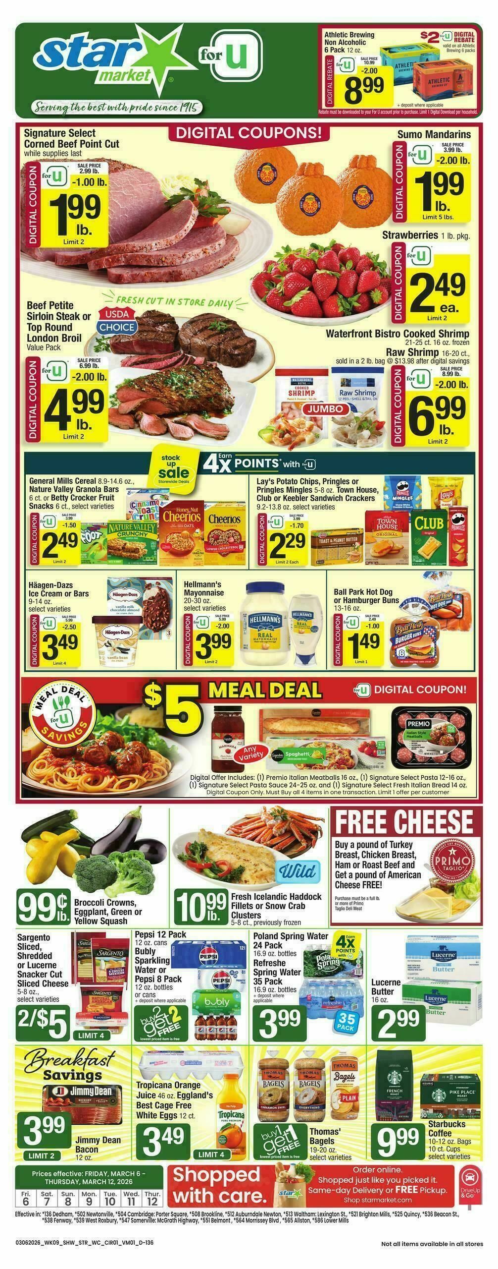 Star Market Weekly Ad from March 6