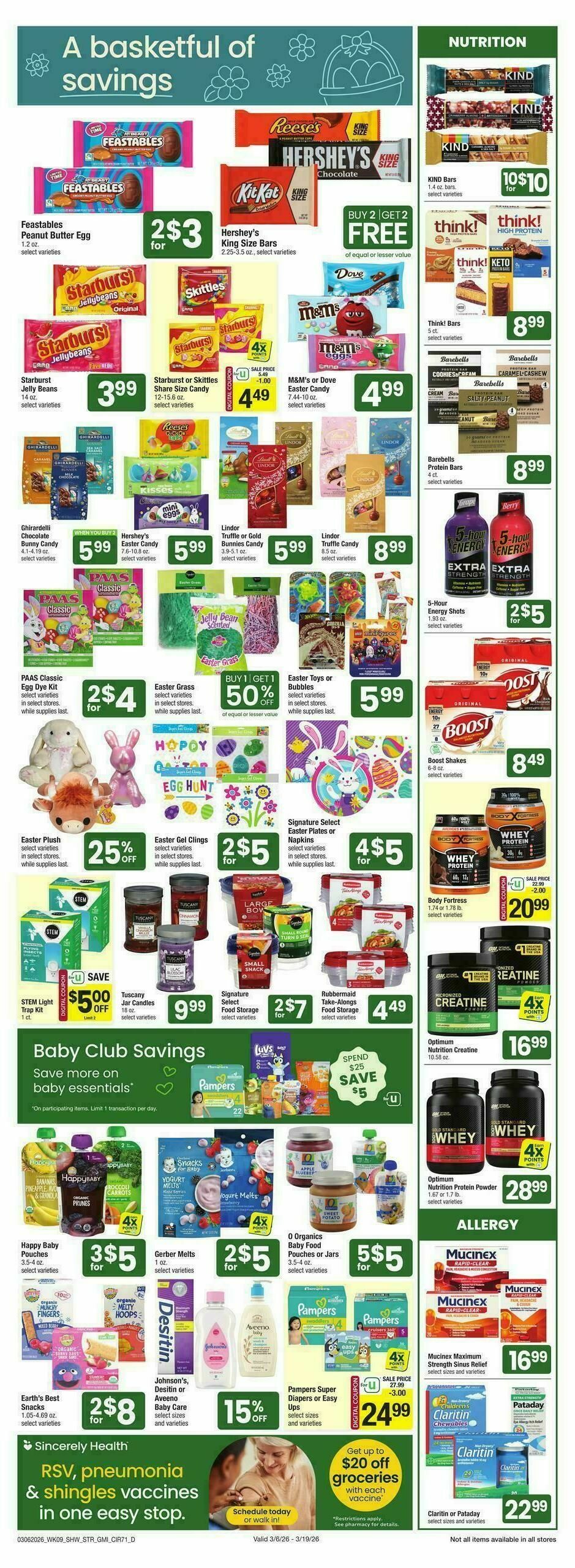 Star Market Weekly Ad from March 6