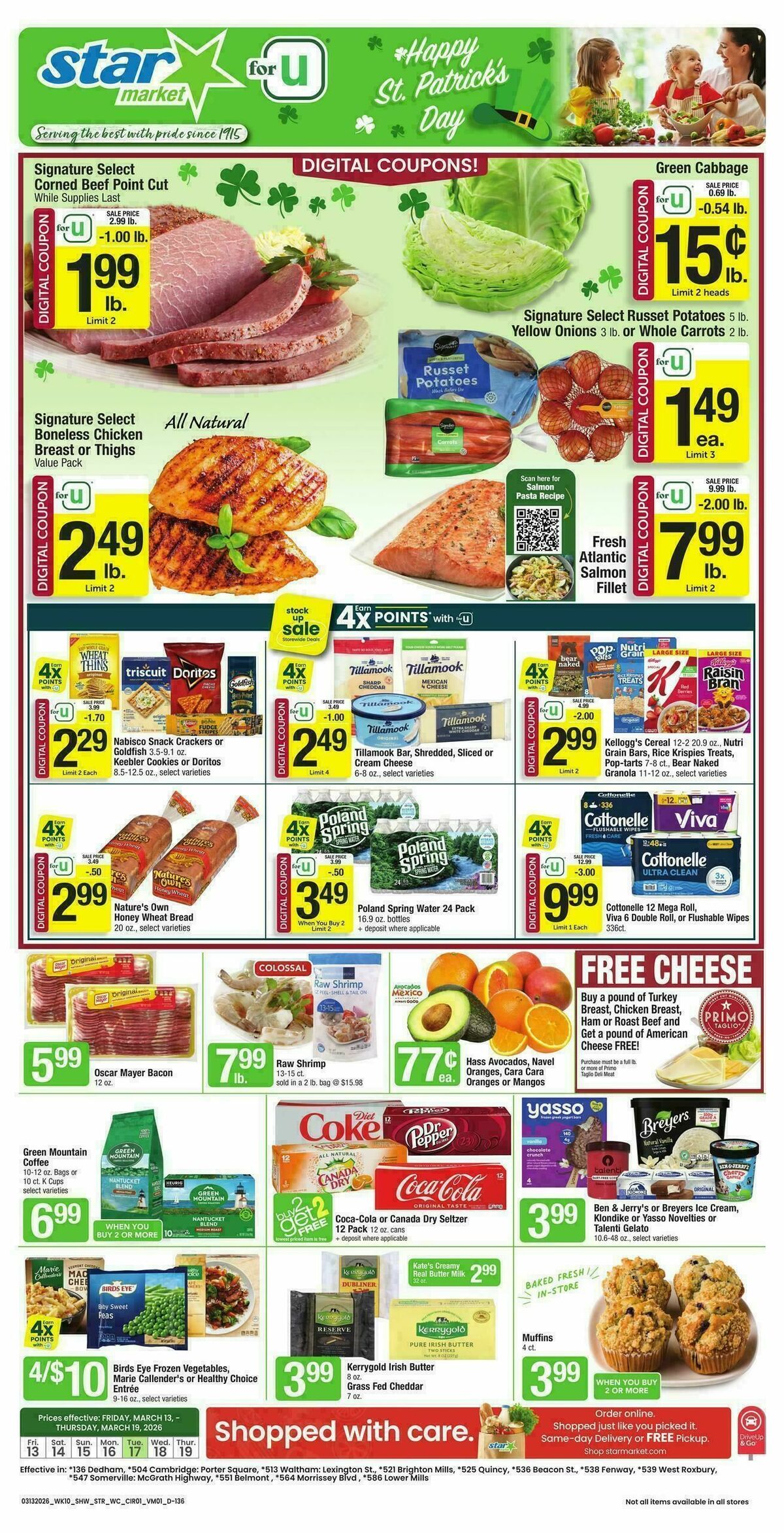 Star Market Weekly Ad from March 13