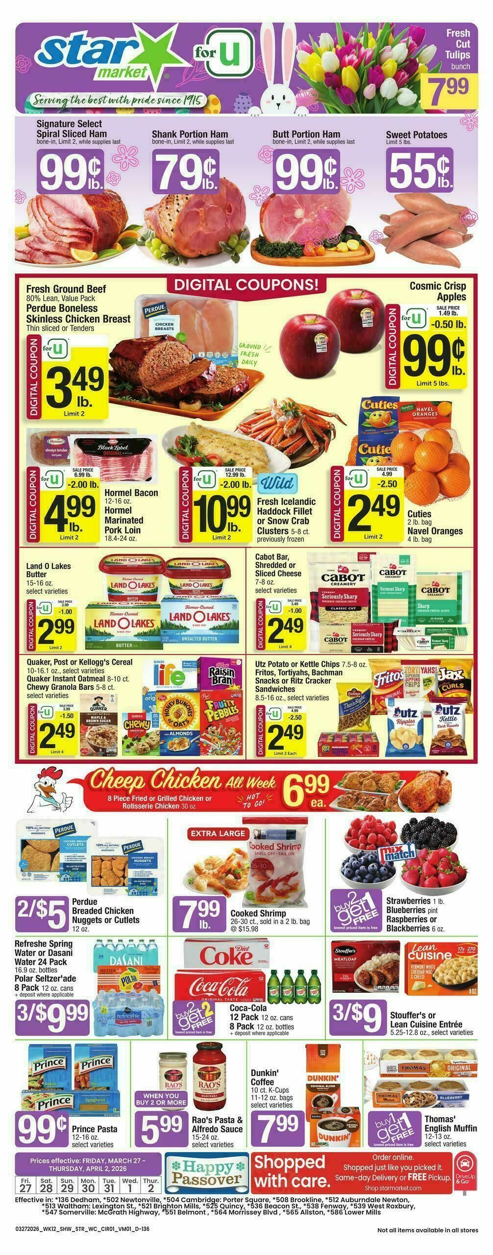 Star Market Weekly Ad from March 27