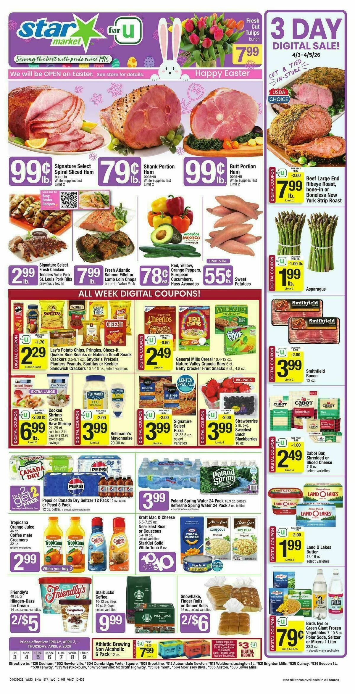 Star Market Weekly Ad from April 3