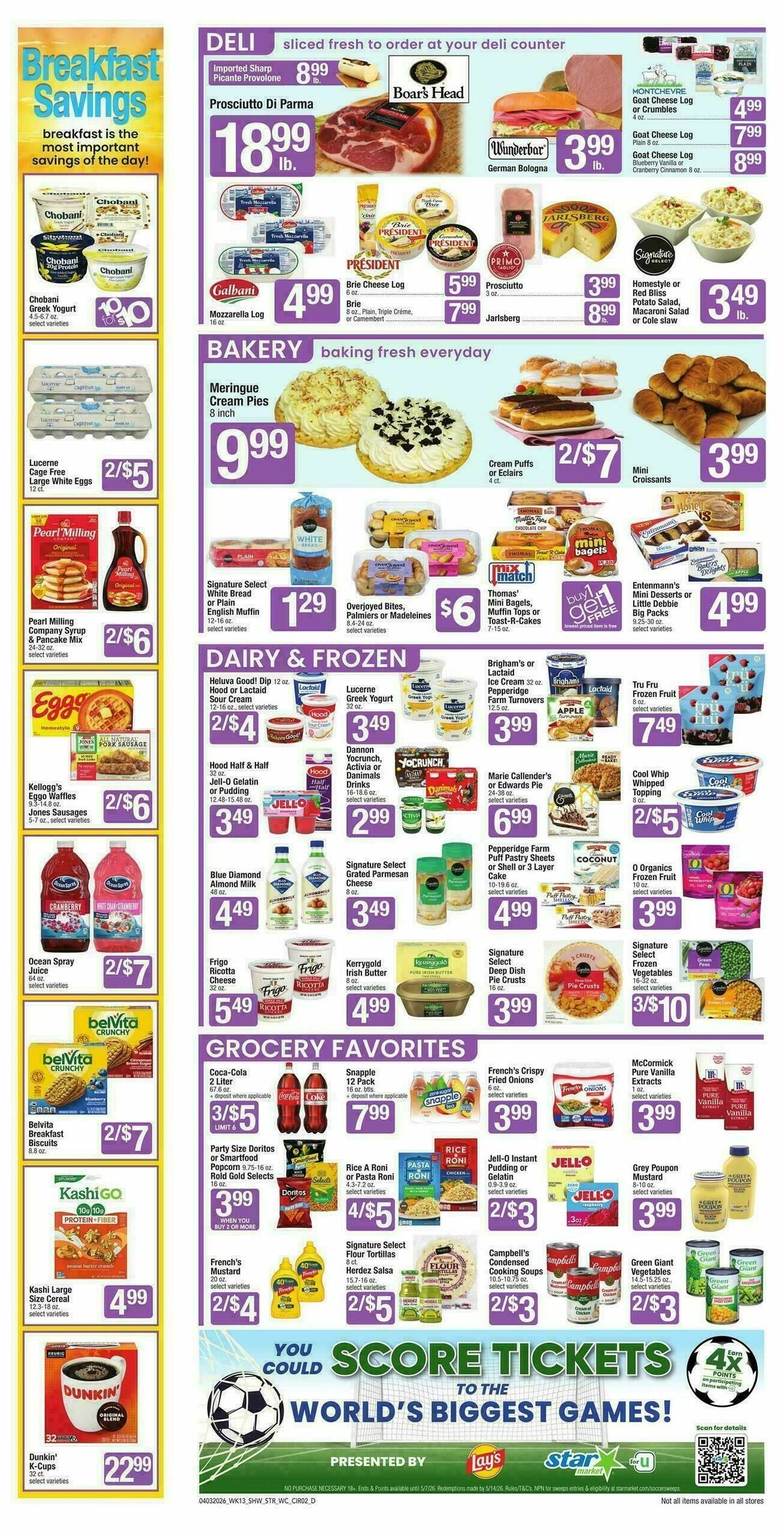 Star Market Weekly Ad from April 3