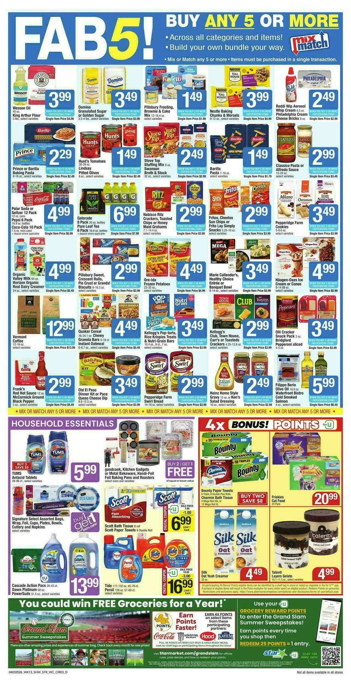 Star Market Weekly Ad from April 3