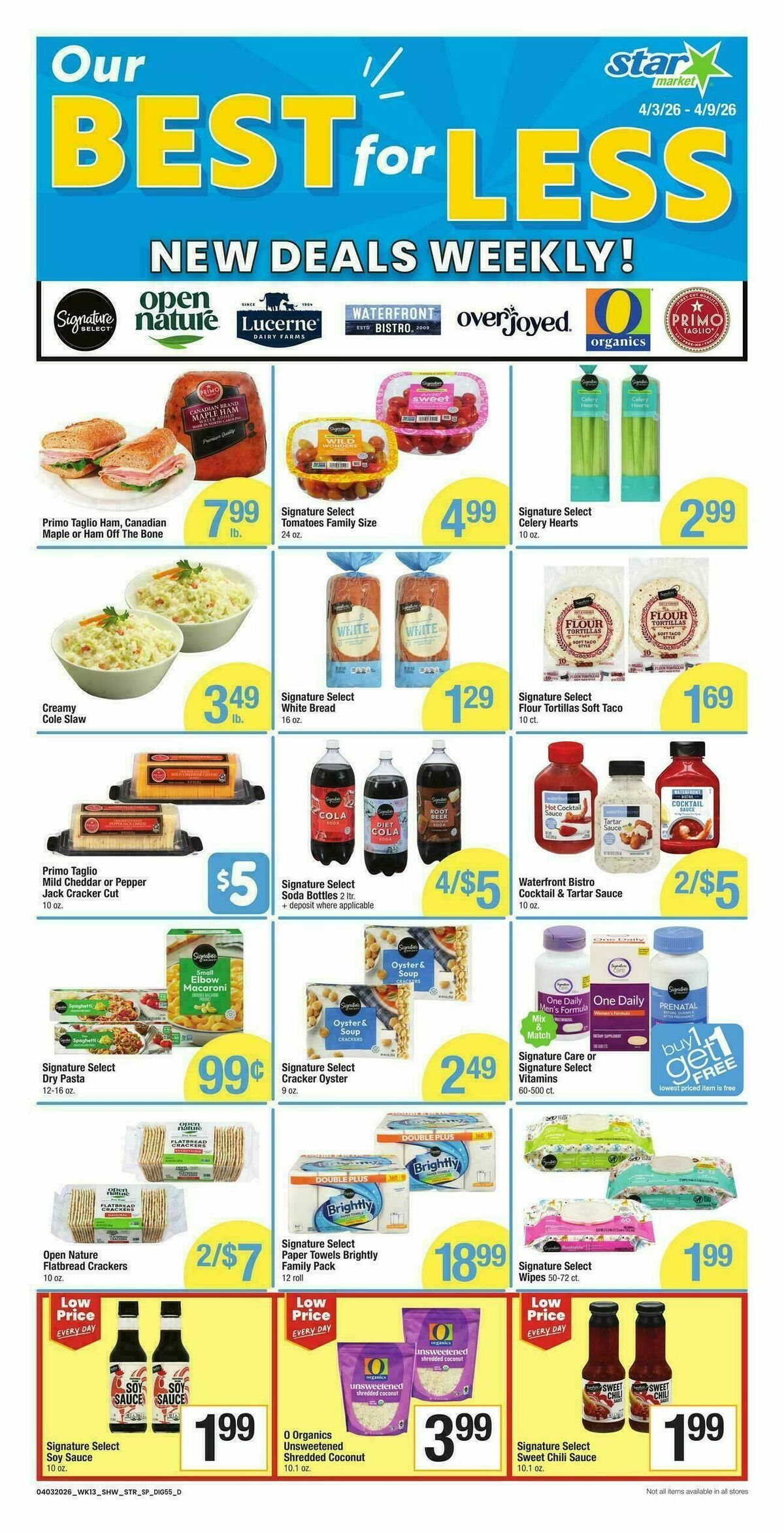 Star Market Weekly Ad from April 3