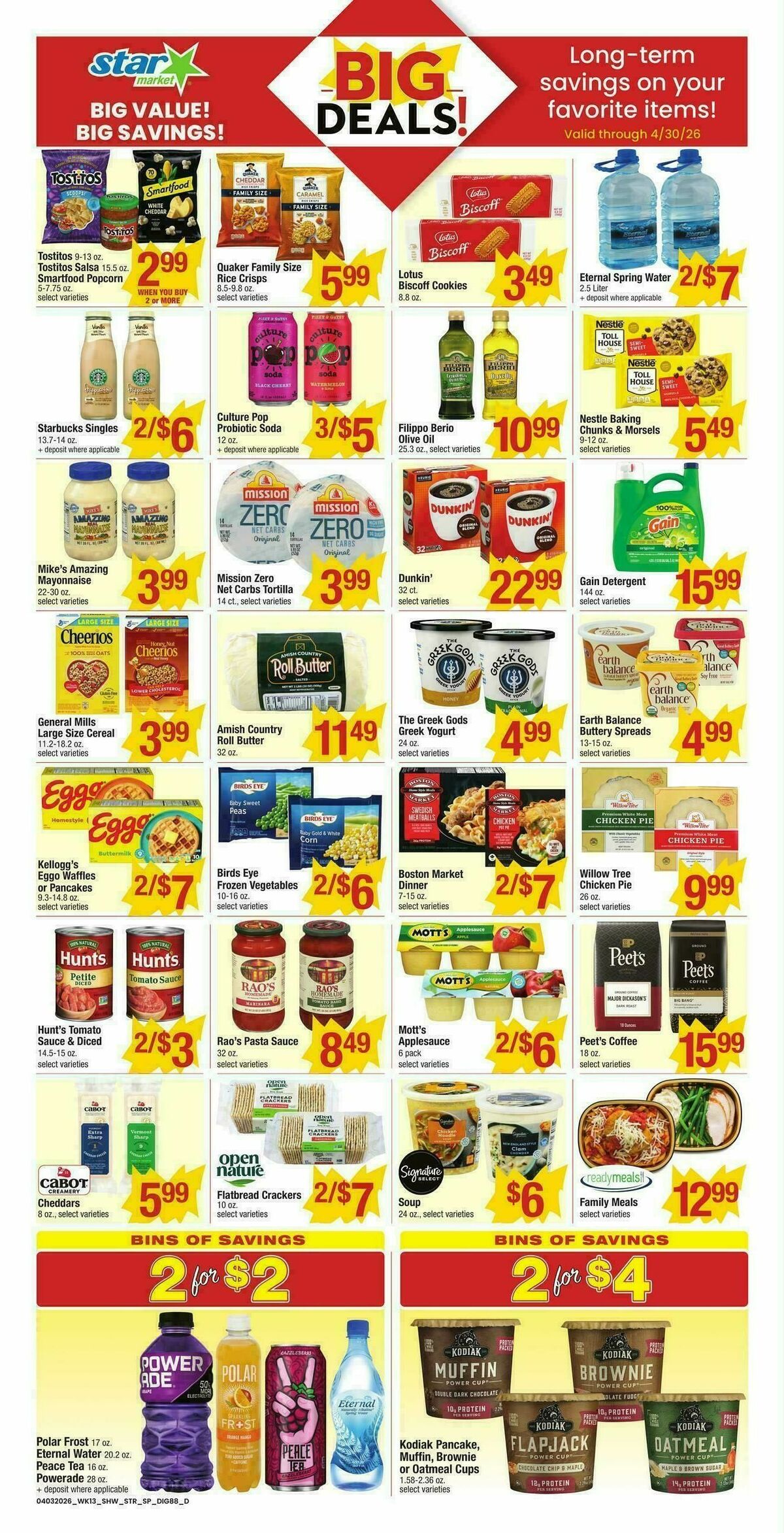 Star Market Weekly Ad from April 3