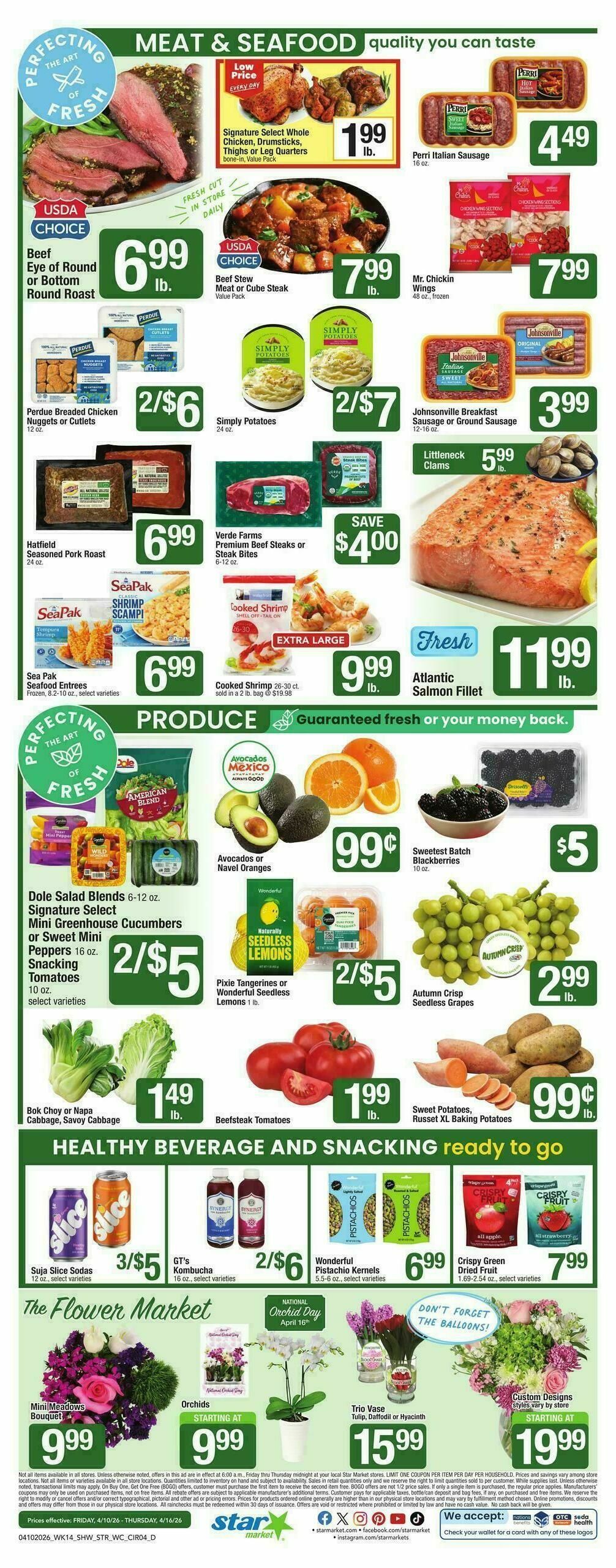 Star Market Weekly Ad from April 10
