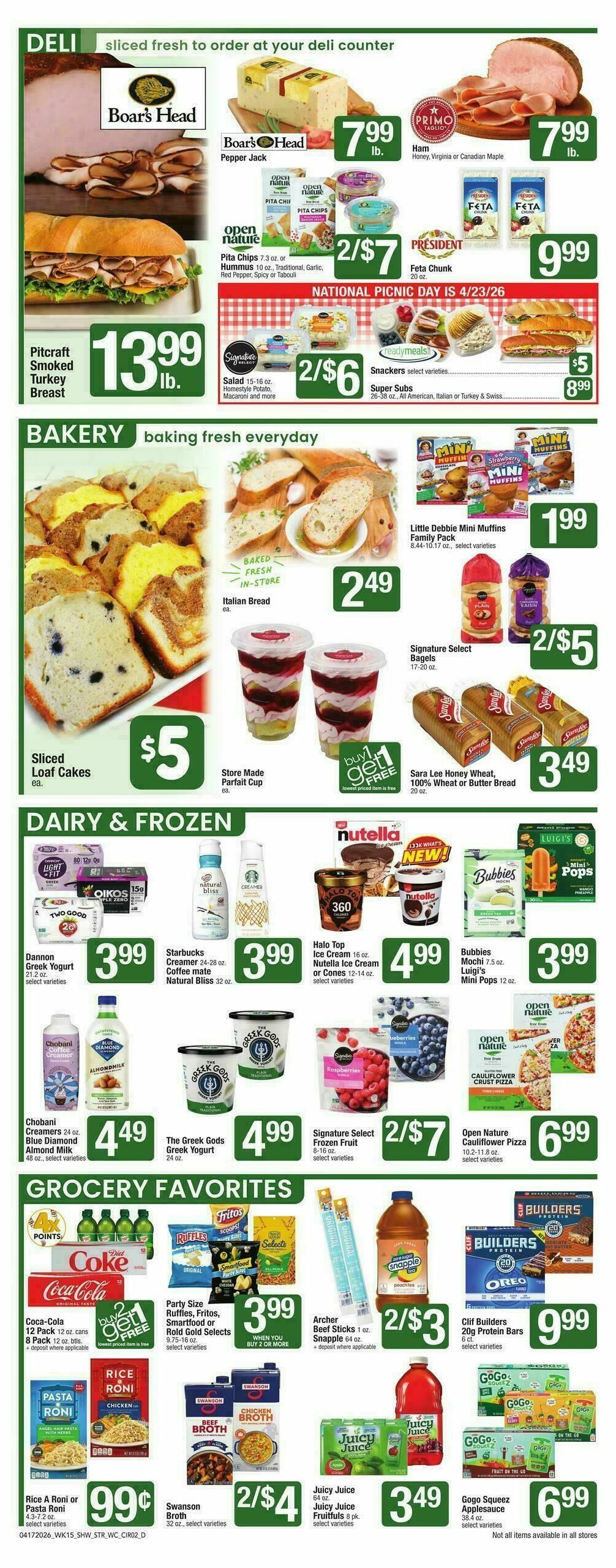 Star Market Weekly Ad from April 17