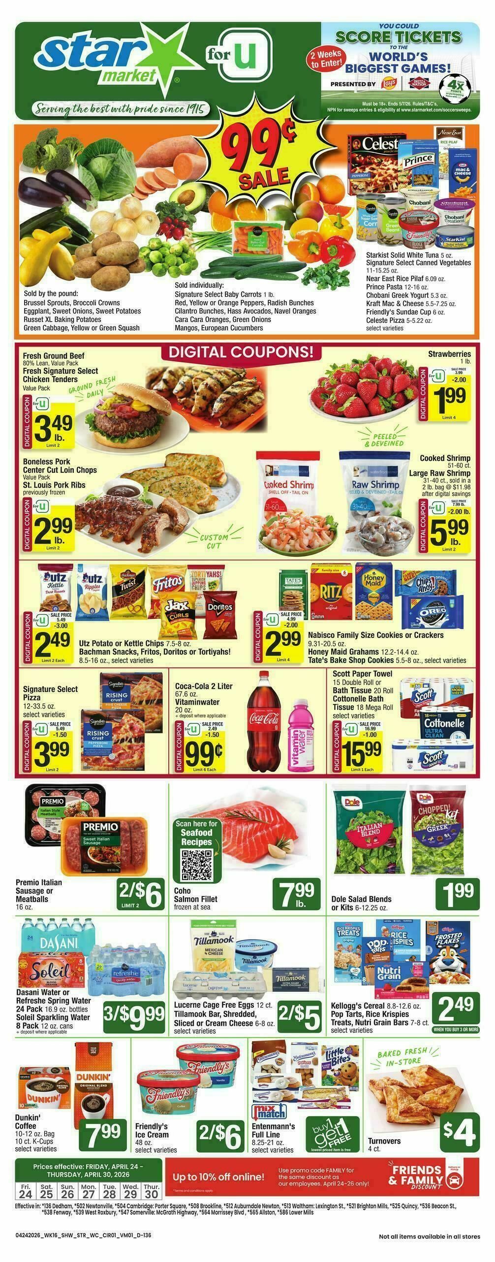 Star Market Weekly Ad from April 24