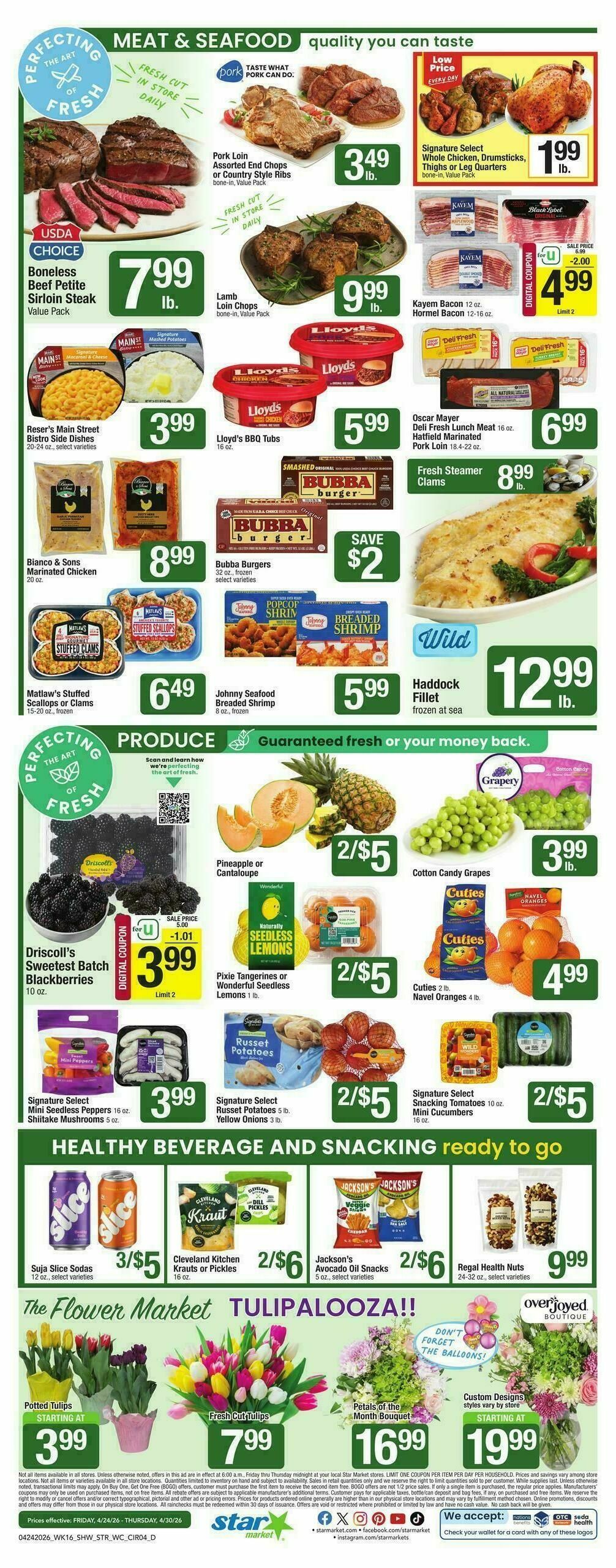 Star Market Weekly Ad from April 24