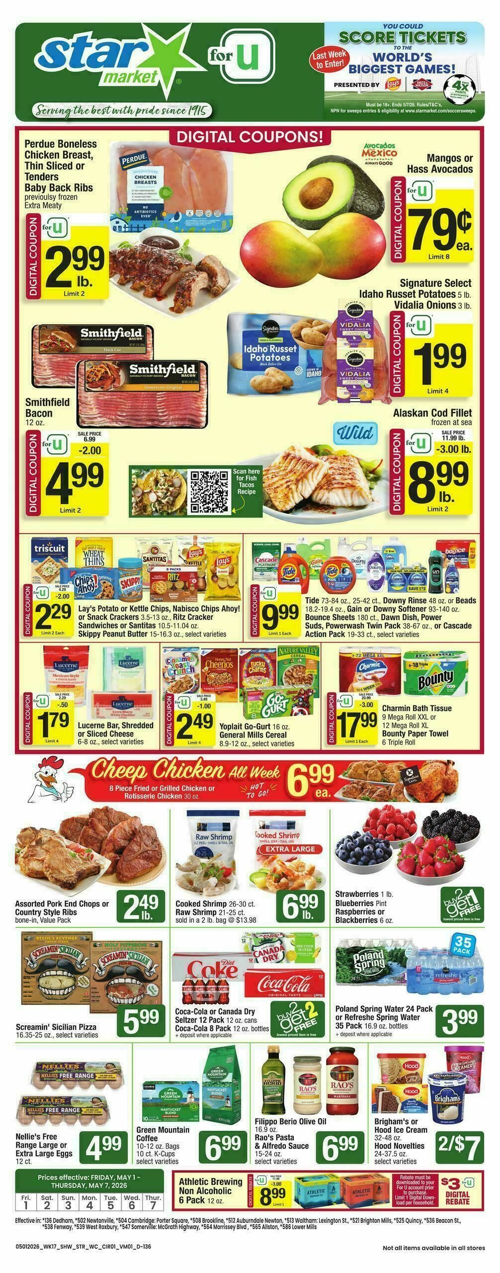 Star Market Weekly Ad from May 1