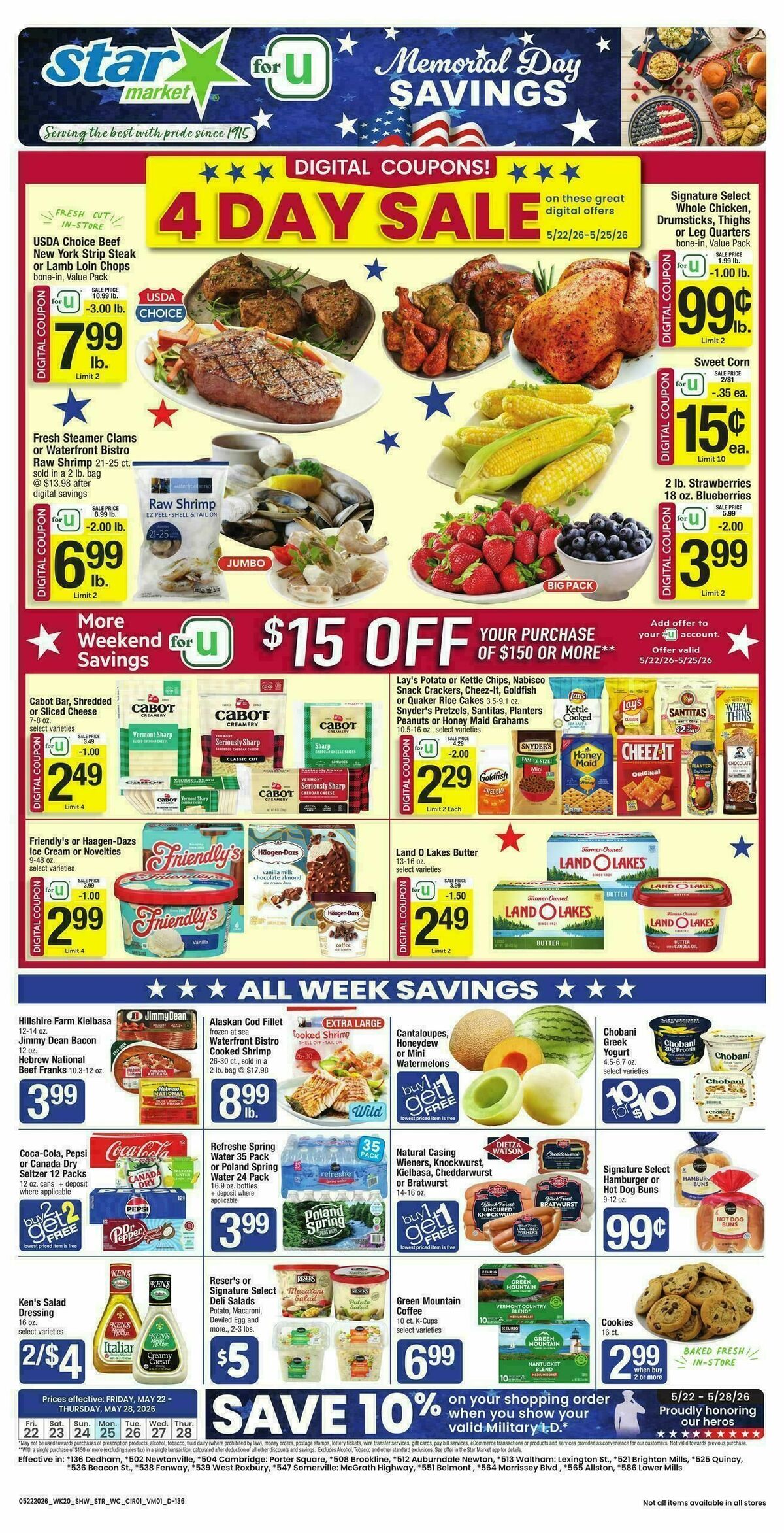 Star Market Weekly Ad from May 22