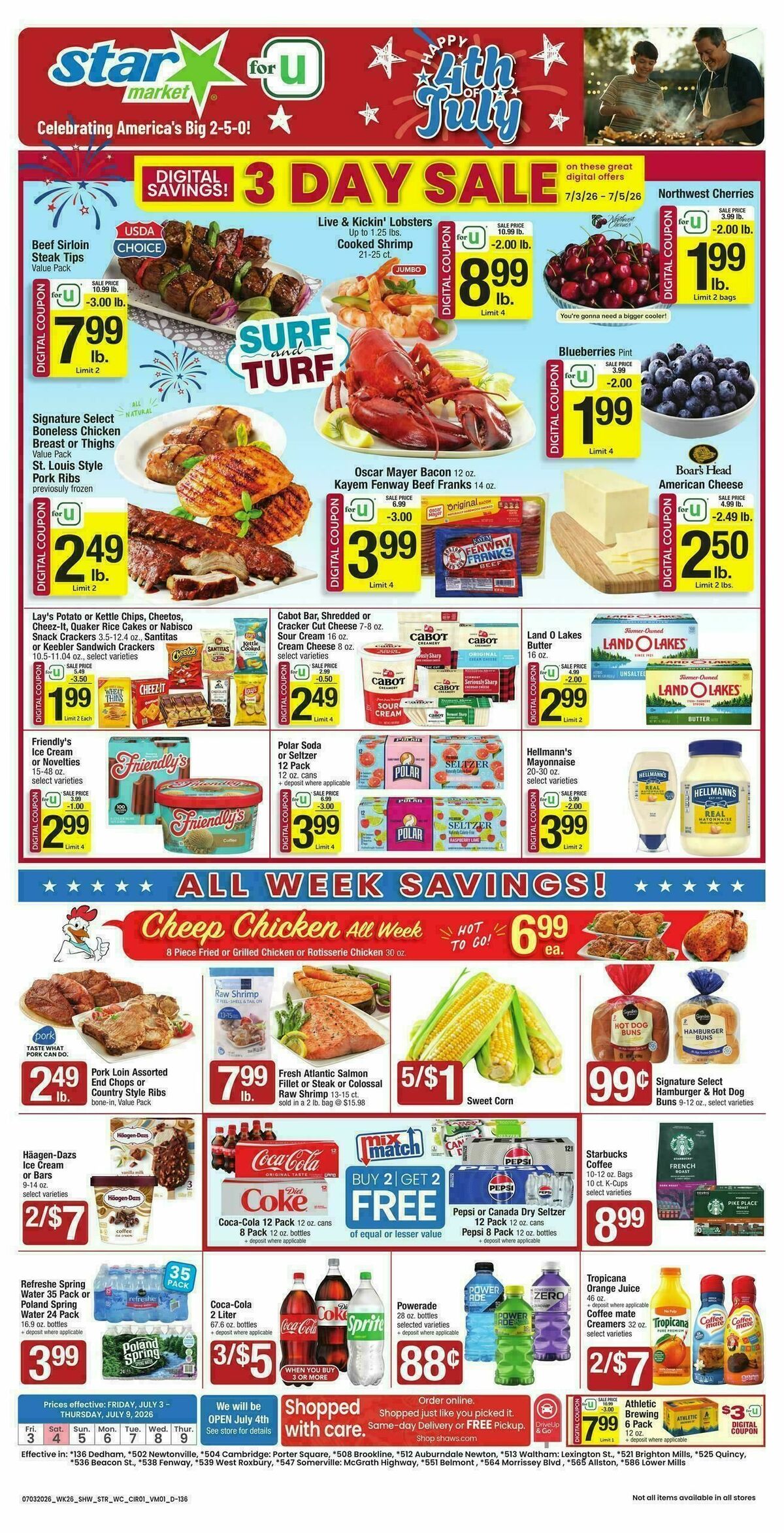 Star Market Weekly Ad from July 3